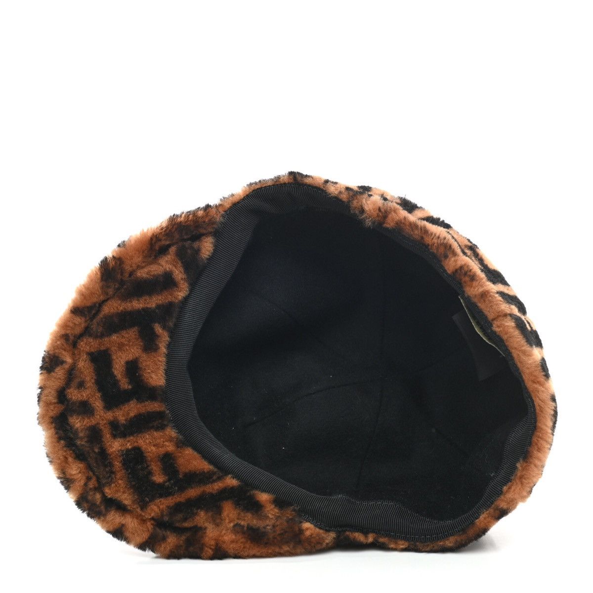 Fendi Fendi Zucca FF Logo Shearling Fur Baseball Hat Cap Size ONE SIZE - 6 Thumbnail