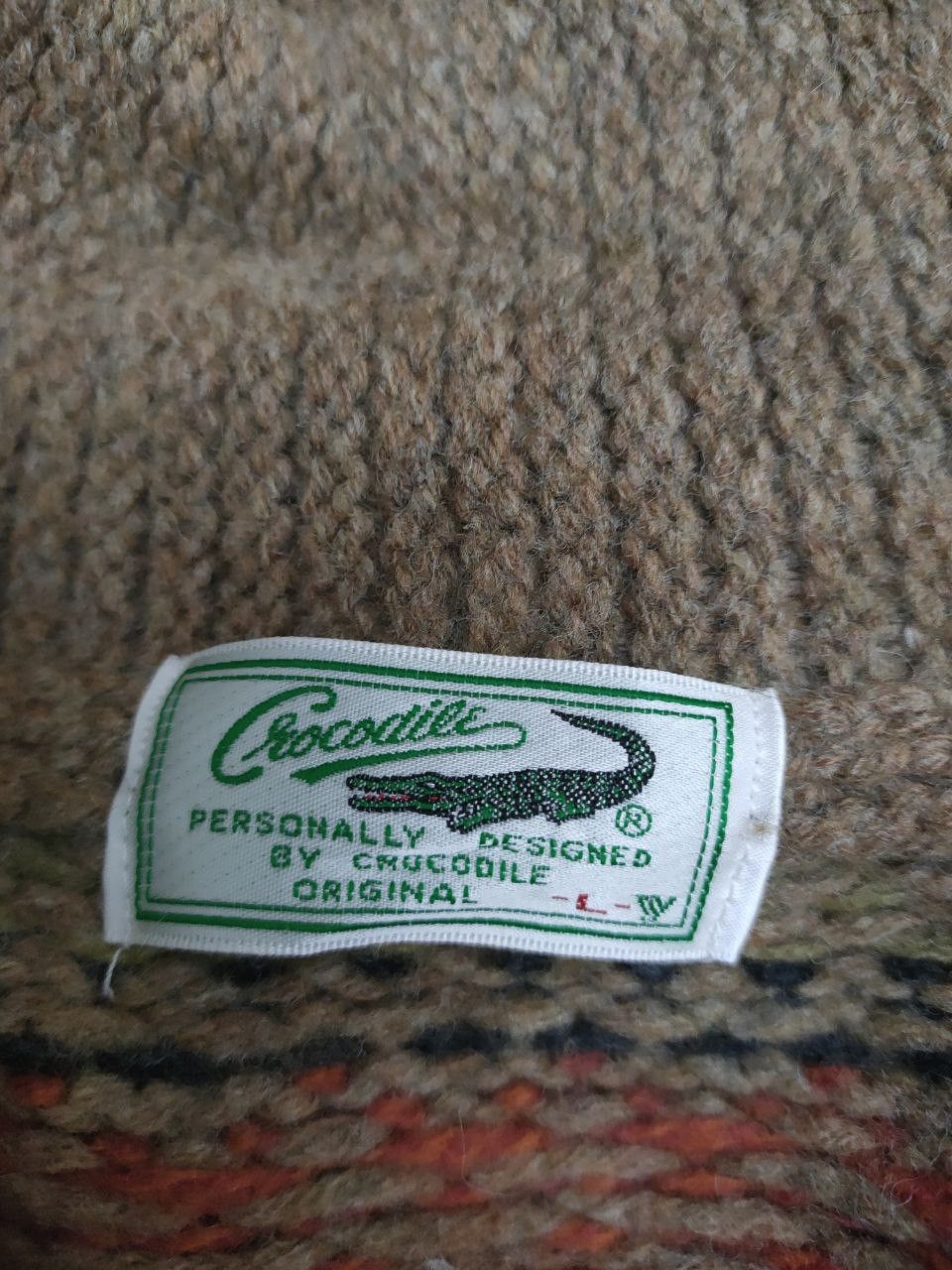 Japanese Brand Vintage Crocodile Knitwear Size US L / EU 52-54 / 3 - 3 Thumbnail