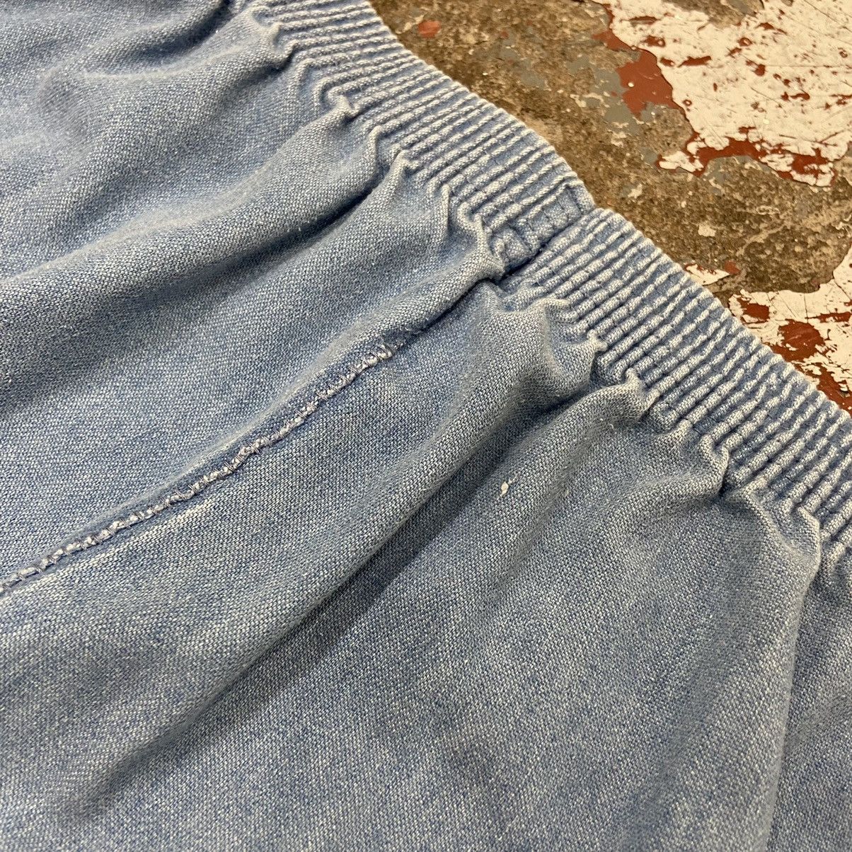 Vintage Vintage 1990s Faded Blue Baggy Shorts Size 27" / US 4 / IT 40 - 8 Thumbnail