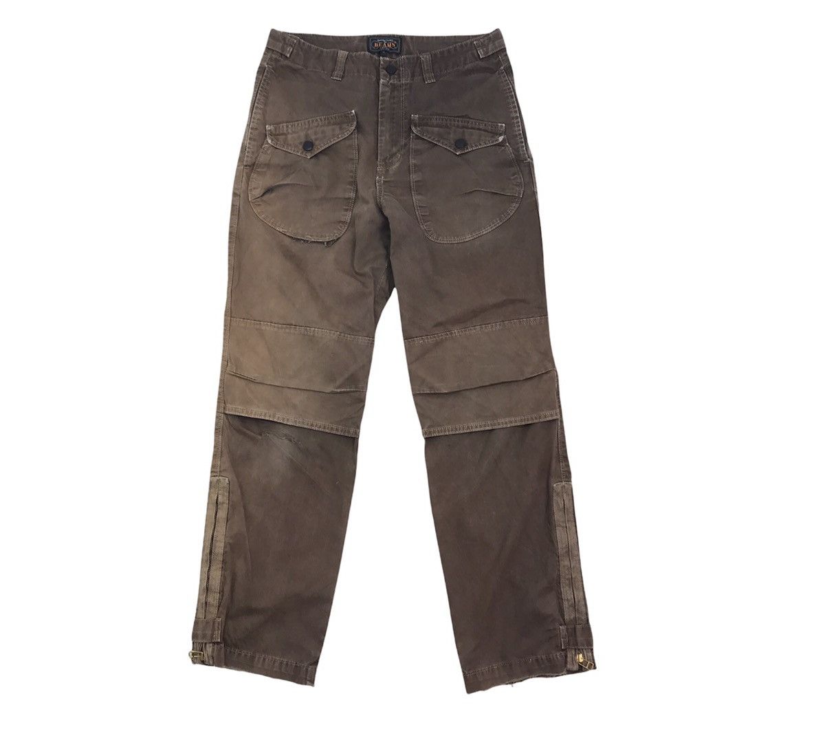 Beams Plus Beams bush pant Sun faded zipper pants Size US 28 / EU 44 - 1 Thumbnail