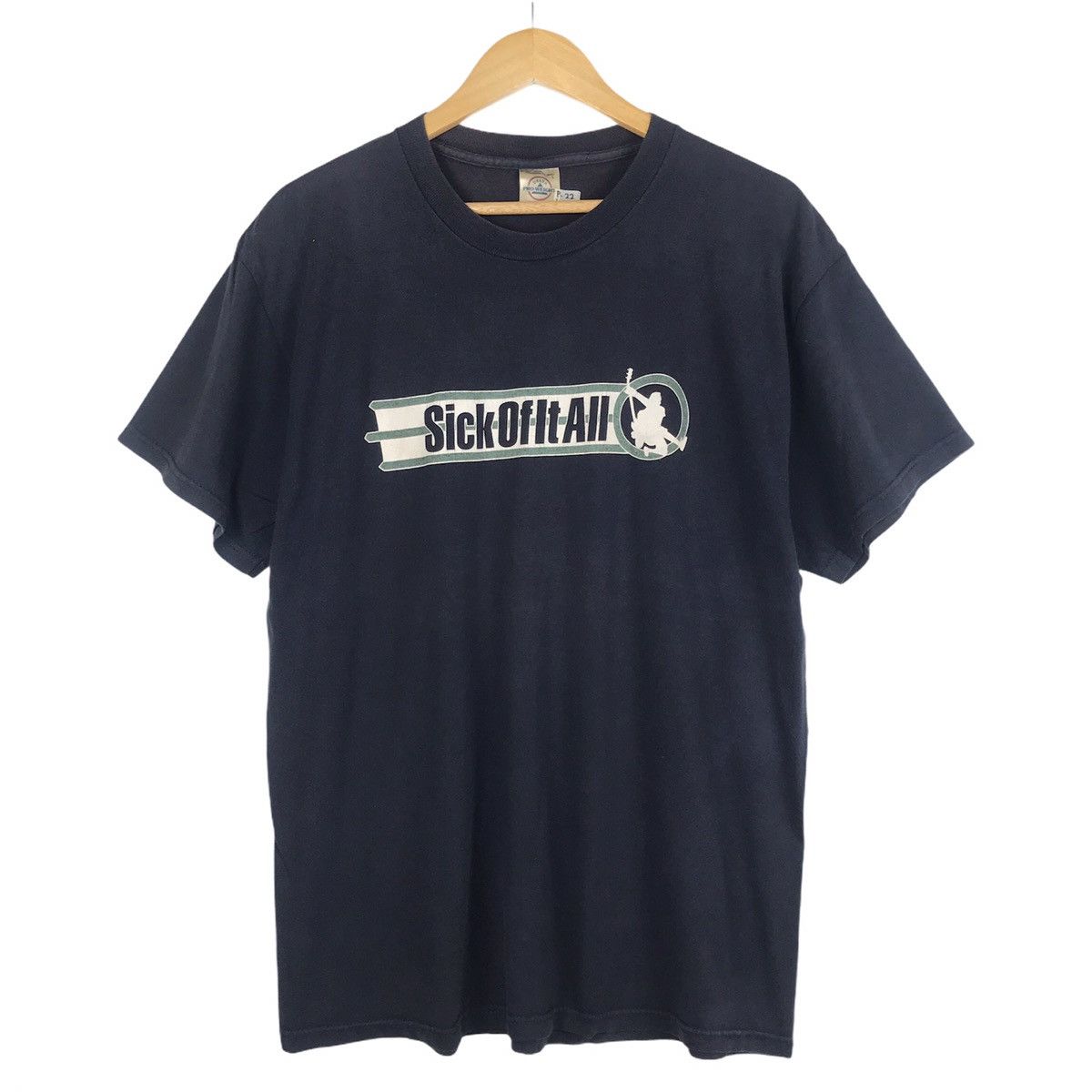 Band Tees Vintage 90s Sick Of It All “Worldwide Hardcore” Promo Tour Size US L / EU 52-54 / 3 - 2 Thumbnail