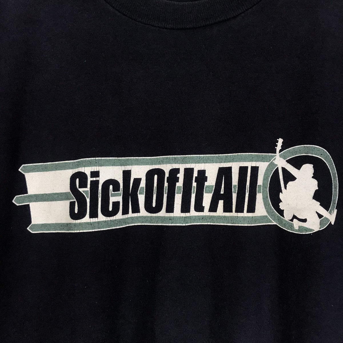 Band Tees Vintage 90s Sick Of It All “Worldwide Hardcore” Promo Tour Size US L / EU 52-54 / 3 - 6 Thumbnail