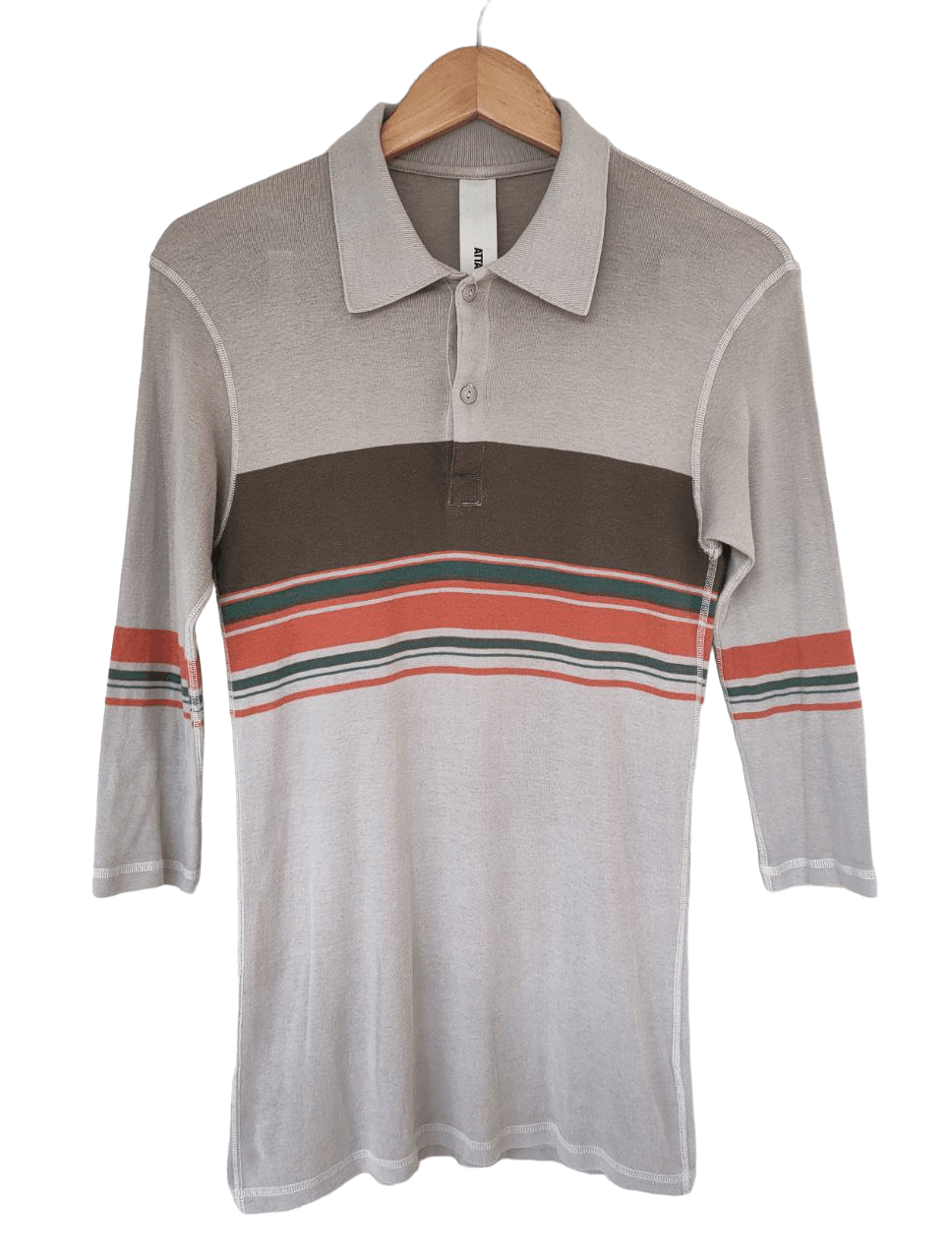 Kazuyuki Kumagai Attachment Attachment Stretchable Polo T Size S / US 4 / IT 40 - 1 Thumbnail