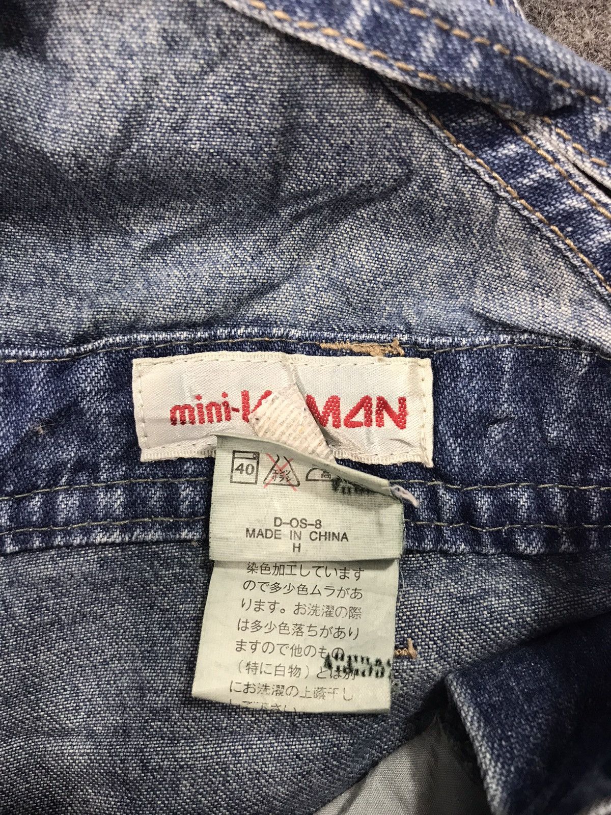Japanese Brand × Vintage Mini Valman Coverall Indigo Denim Pant Workwear Carpenter Size US 30 / EU 46 - 5 Thumbnail