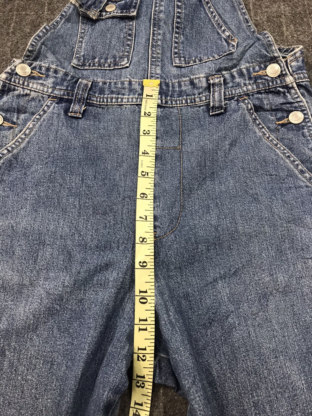 Japanese Brand × Vintage Mini Valman Coverall Indigo Denim Pant Workwear Carpenter Size US 30 / EU 46 - 10 Thumbnail