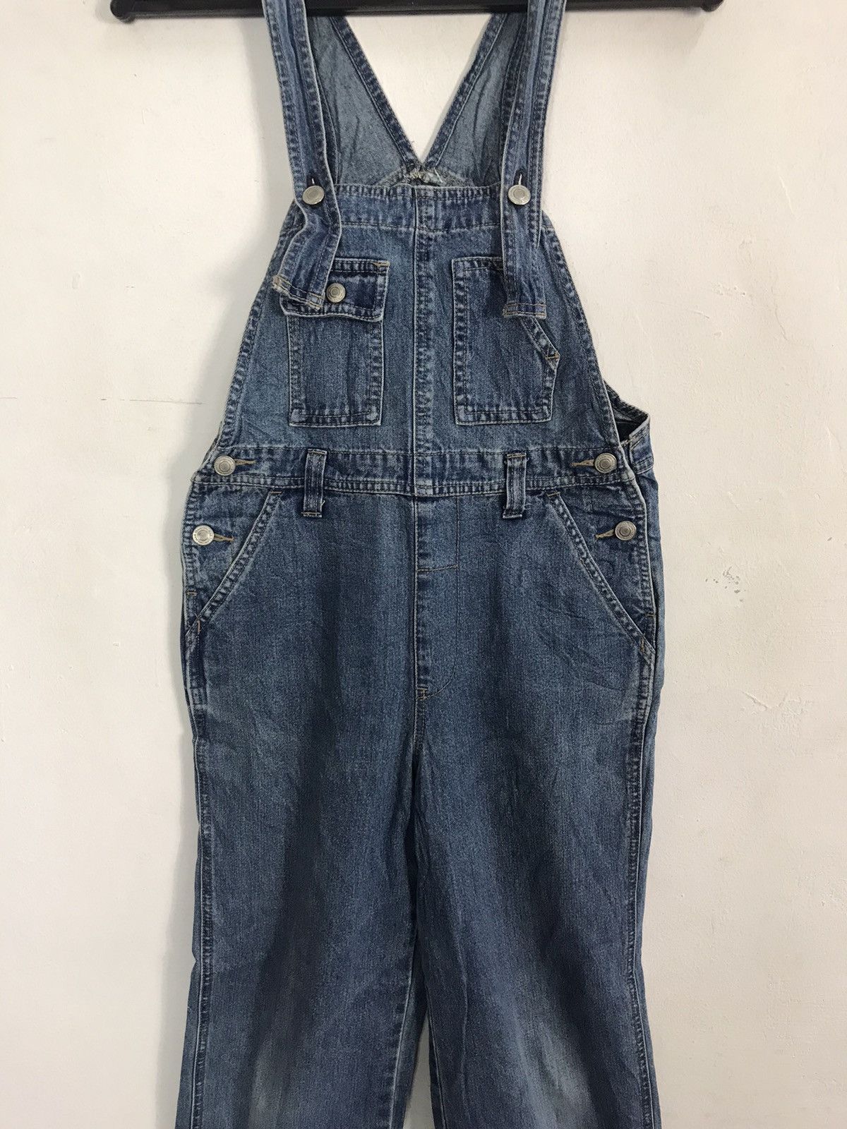 Japanese Brand × Vintage Mini Valman Coverall Indigo Denim Pant Workwear Carpenter Size US 30 / EU 46 - 3 Thumbnail