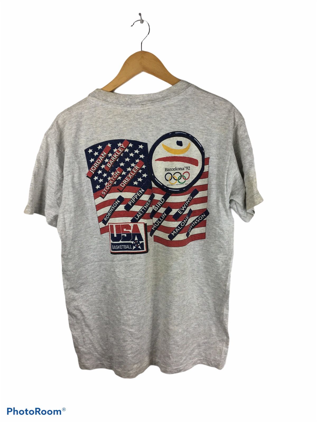 USA Olympics Rare Vintage Usa Basketball Team Champions 92 Olympic Shirt Size US L / EU 52-54 / 3 - 2 Thumbnail