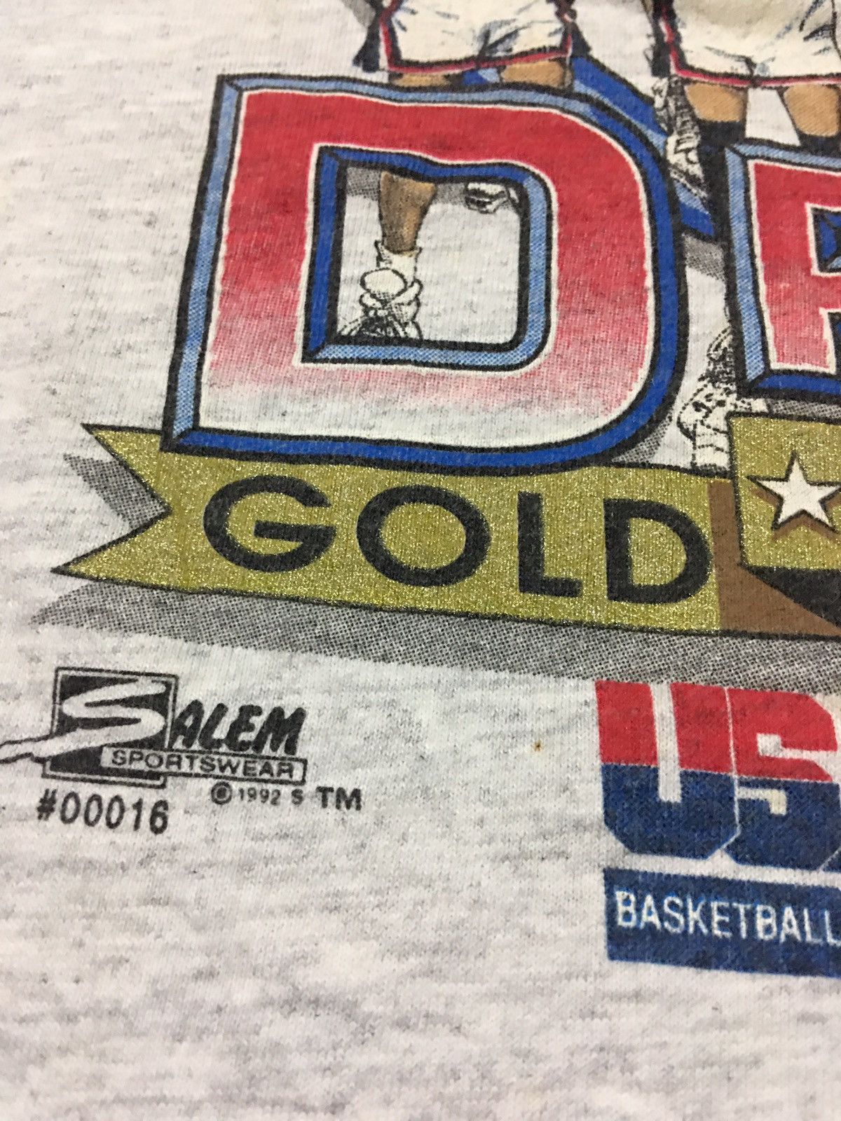 USA Olympics Rare Vintage Usa Basketball Team Champions 92 Olympic Shirt Size US L / EU 52-54 / 3 - 4 Thumbnail