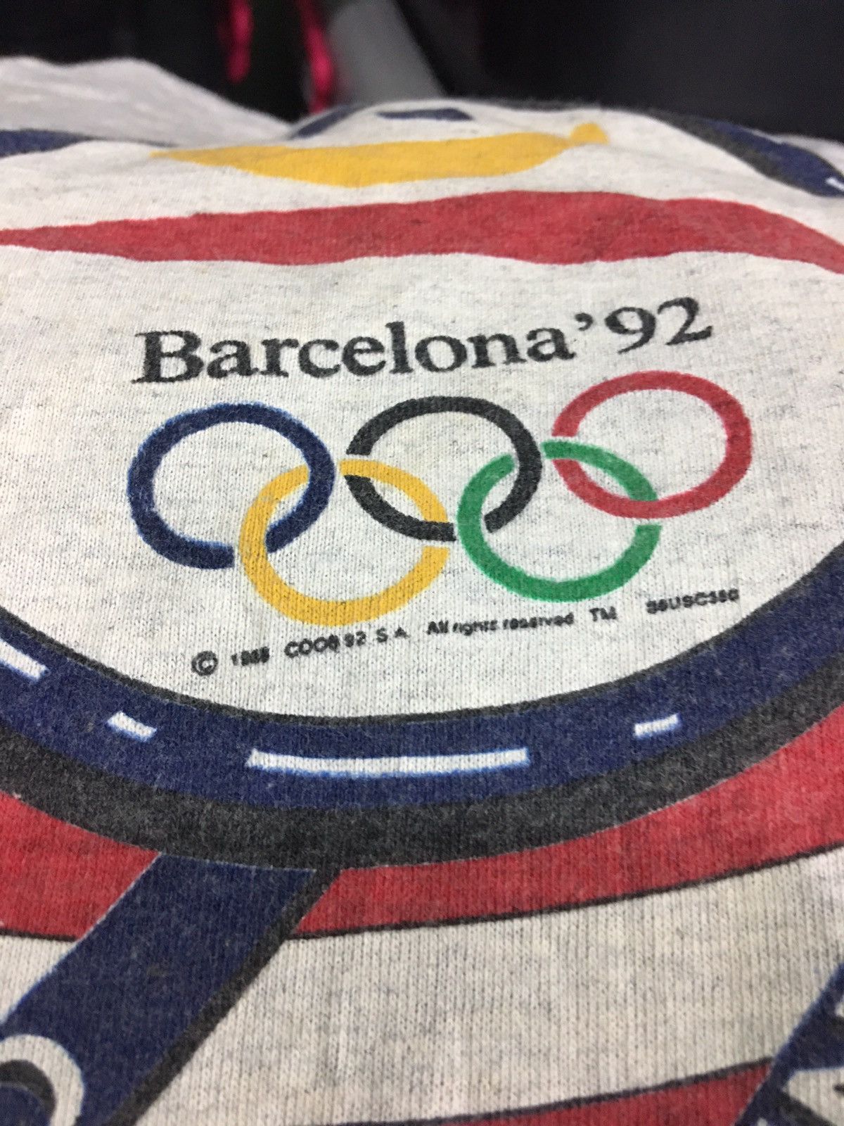 USA Olympics Rare Vintage Usa Basketball Team Champions 92 Olympic Shirt Size US L / EU 52-54 / 3 - 8 Thumbnail