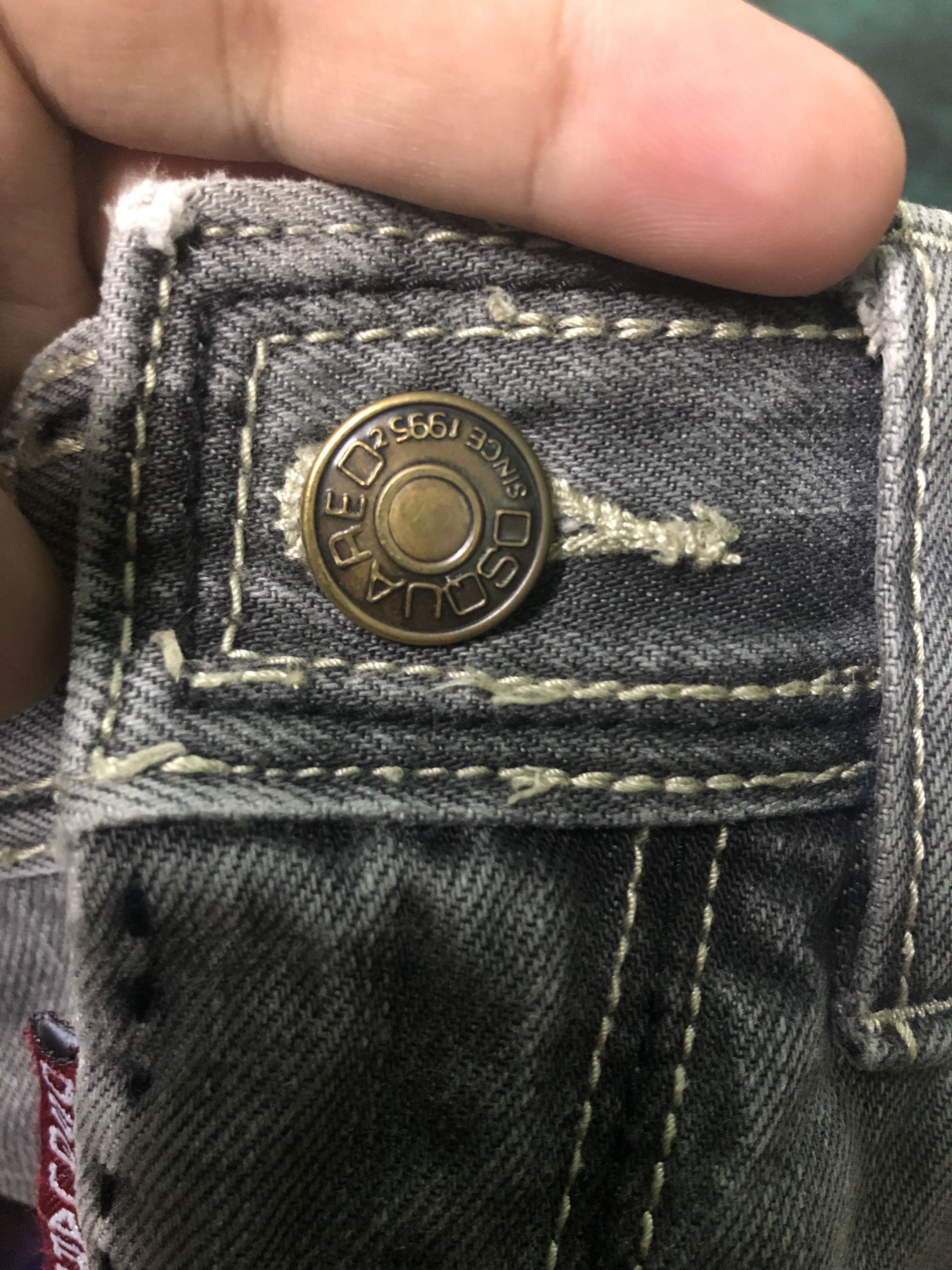 Dsquared2 Dsquared2 Faded Gray Jeans Size US 30 / EU 46 - 9 Thumbnail