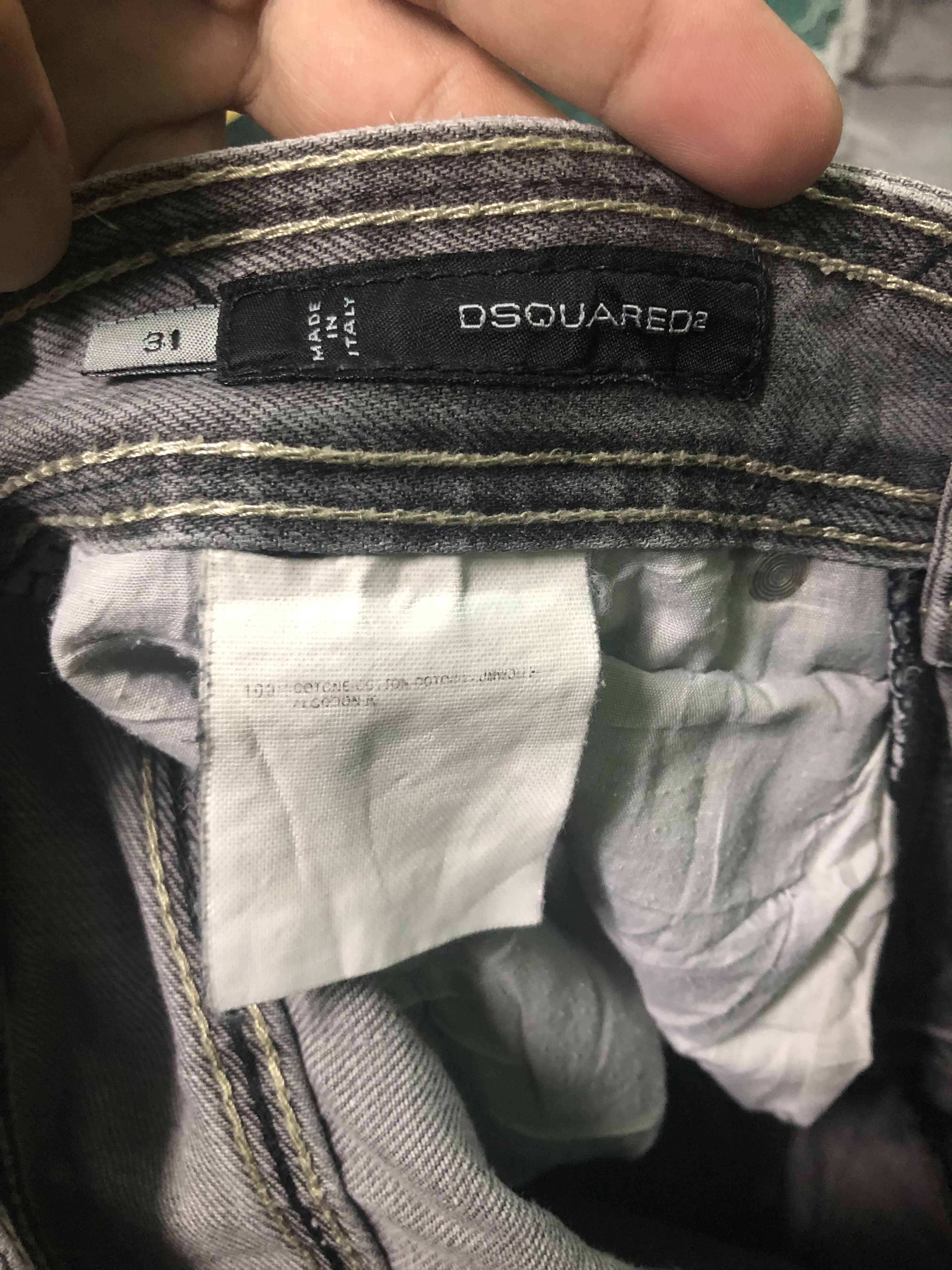 Dsquared2 Dsquared2 Faded Gray Jeans Size US 30 / EU 46 - 6 Thumbnail