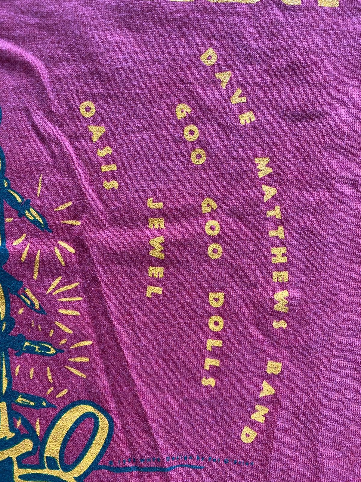 Band Tees Vintage 1995 90s HFSMAS Multi Band Single Stitch Long Sleeve Size US L / EU 52-54 / 3 - 5 Thumbnail