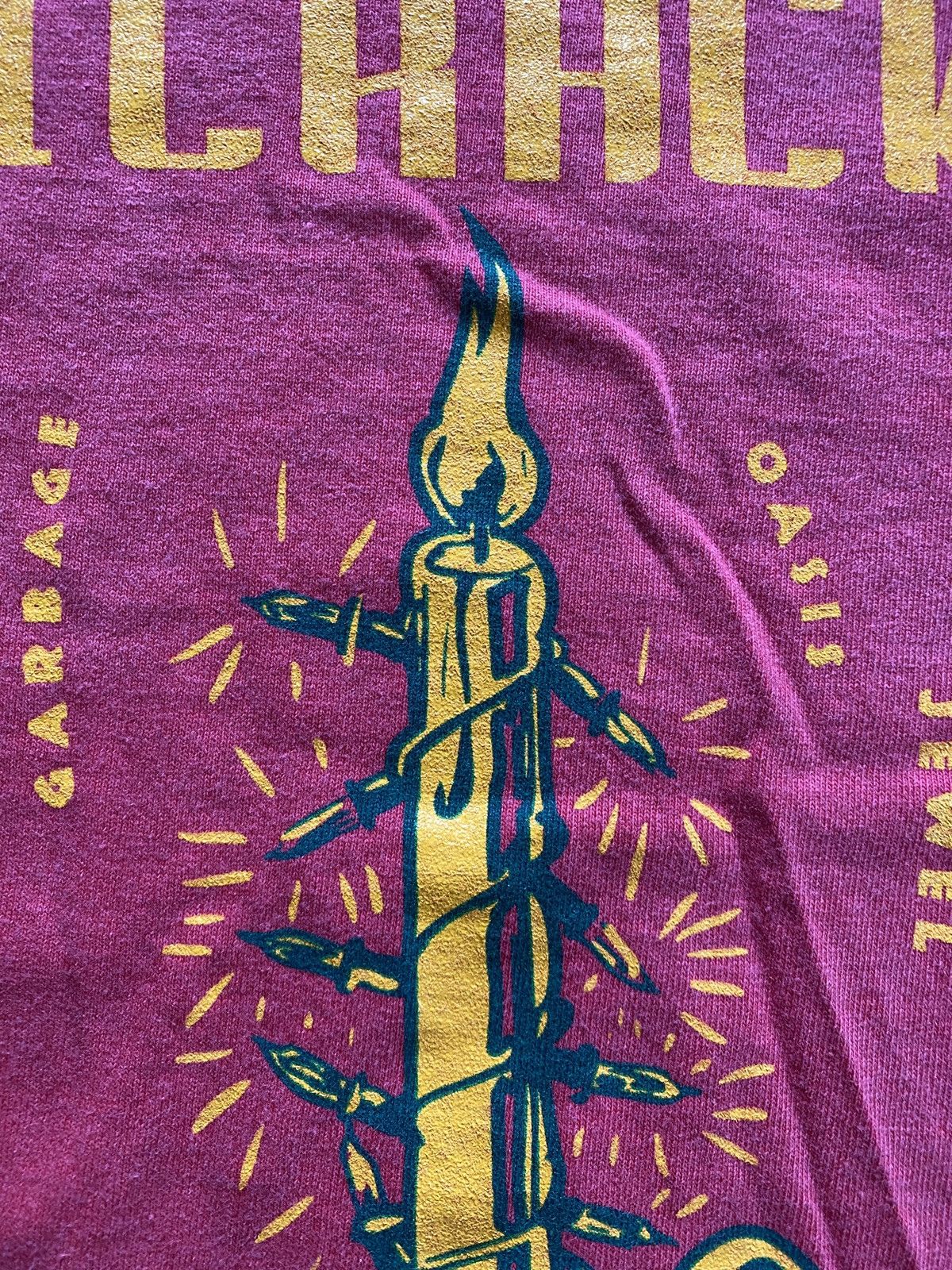 Band Tees Vintage 1995 90s HFSMAS Multi Band Single Stitch Long Sleeve Size US L / EU 52-54 / 3 - 4 Thumbnail