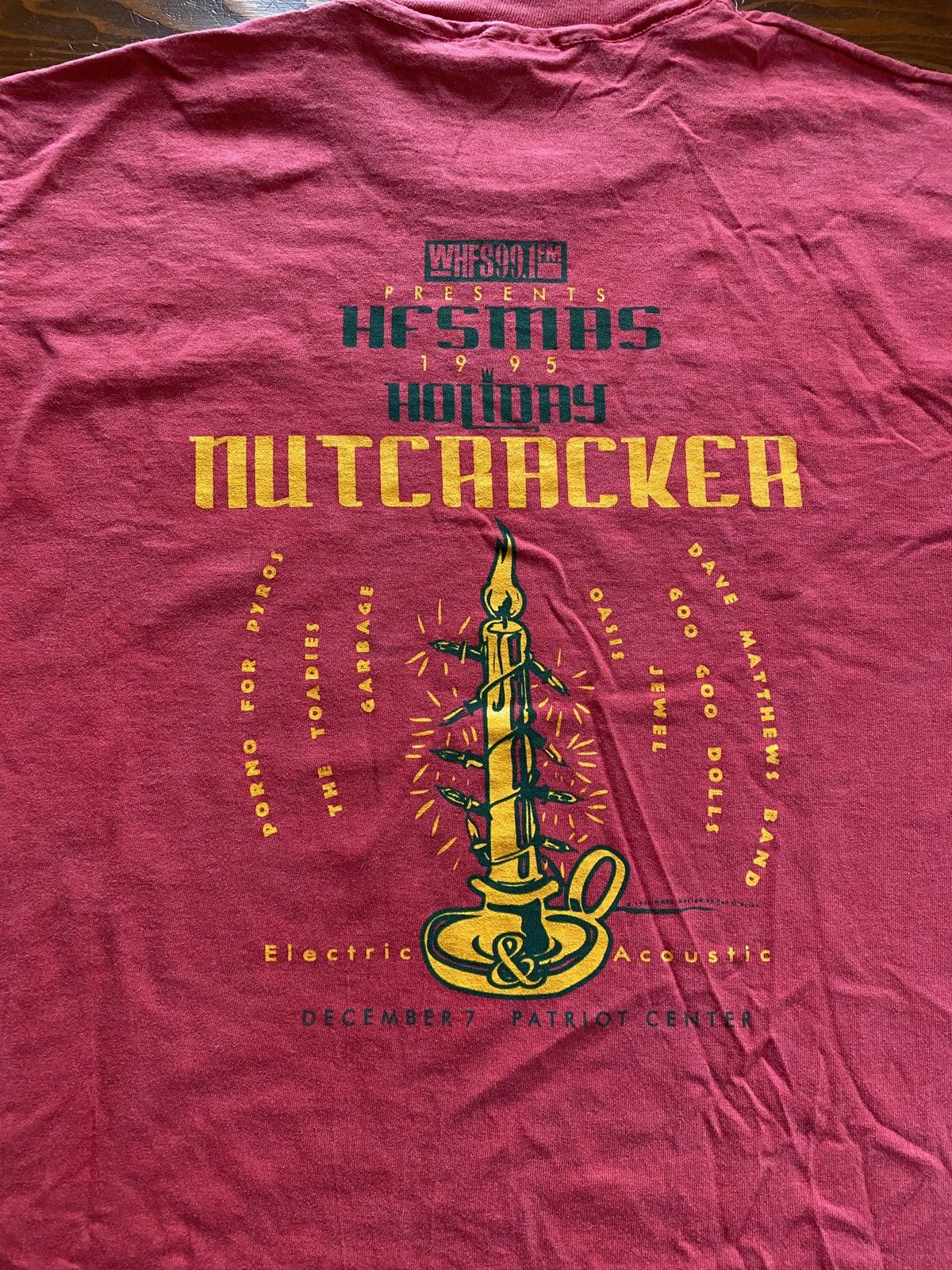 Band Tees Vintage 1995 90s HFSMAS Multi Band Single Stitch Long Sleeve Size US L / EU 52-54 / 3 - 1 Thumbnail