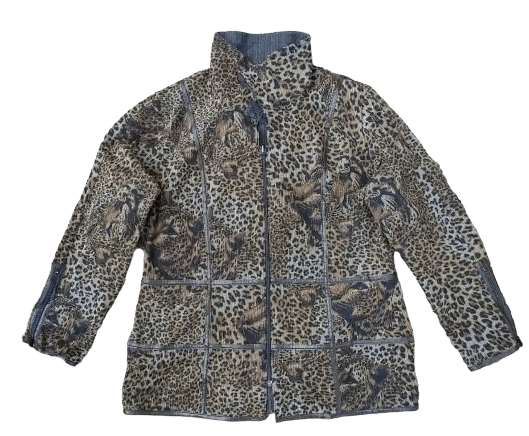 Japanese Brand Reversible Cheetah Printed Jacket Size M / US 6-8 / IT 42-44 - 1 Thumbnail