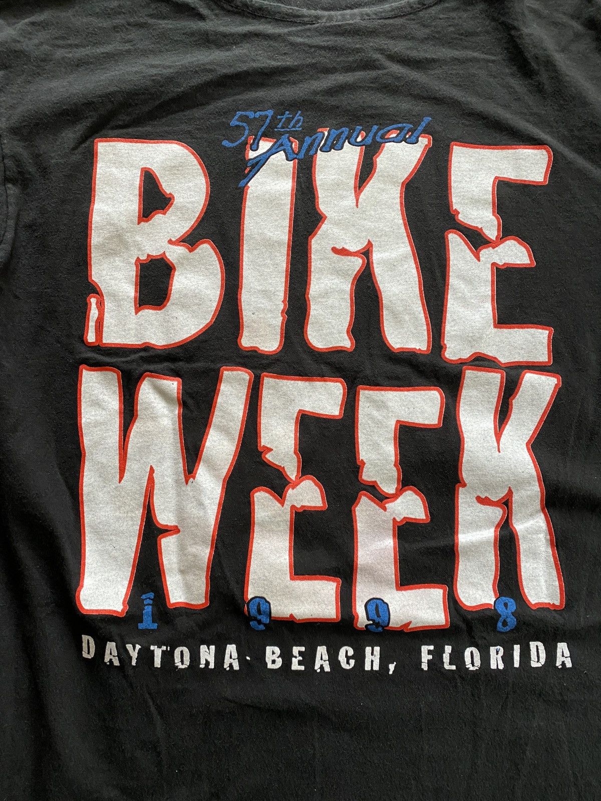 Daytona Vintage 1998 Eagle Bike Week Single Stitch Long Sleeve Tee Size US L / EU 52-54 / 3 - 21 Thumbnail