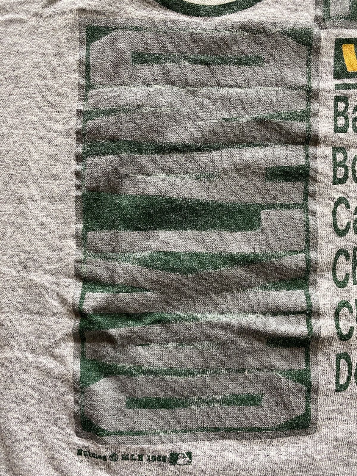 Nutmeg Vintage '89 Oakland Athletics World Series Single Stitch Tee Size US XL / EU 56 / 4 - 10 Thumbnail