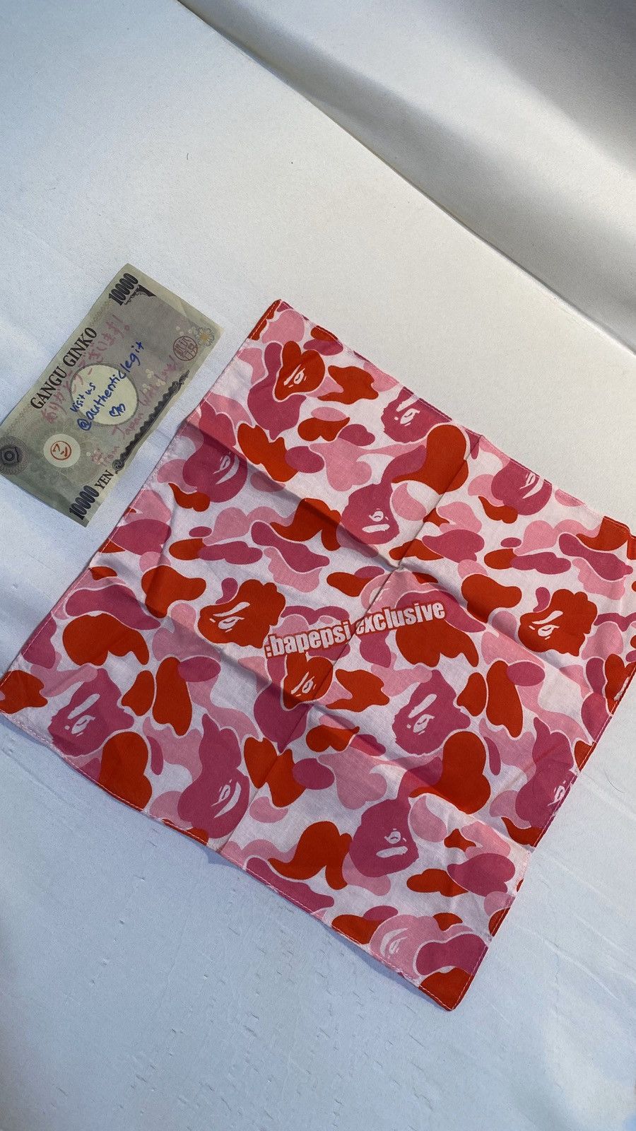 Bape A Bathing Ape X Pepsi handkerchief Size ONE SIZE - 3 Thumbnail