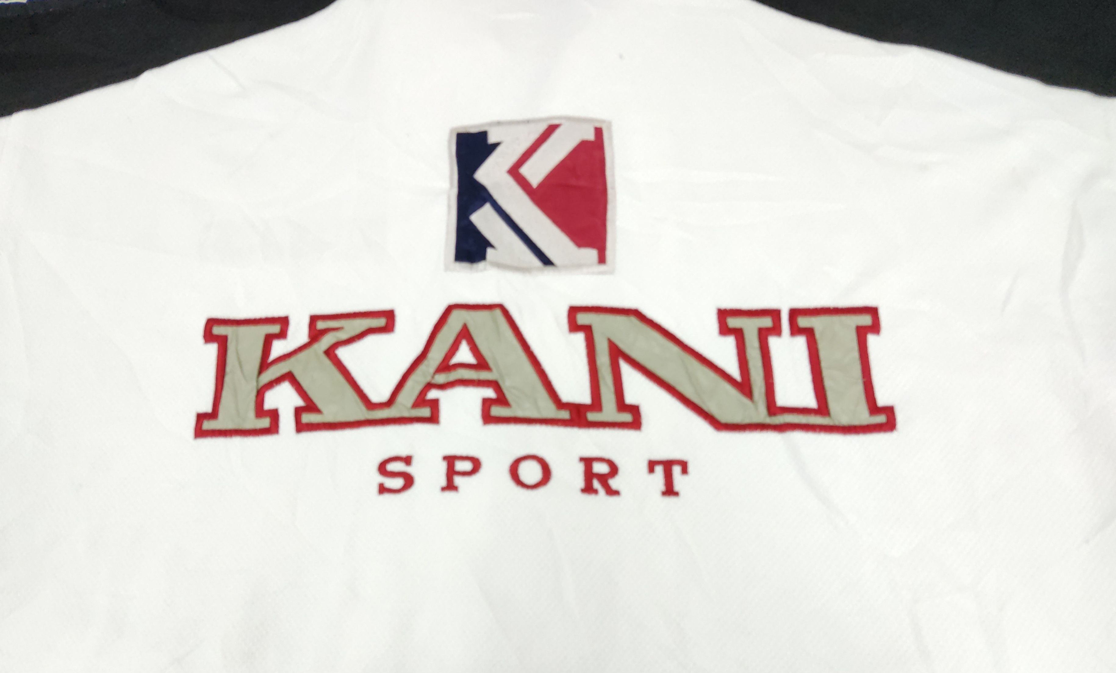 Karl Kani × Rap Tees Kani Jeans Sport Big Logo Jersey Jacket Rap Hip Hop Size US L / EU 52-54 / 3 - 2 Thumbnail