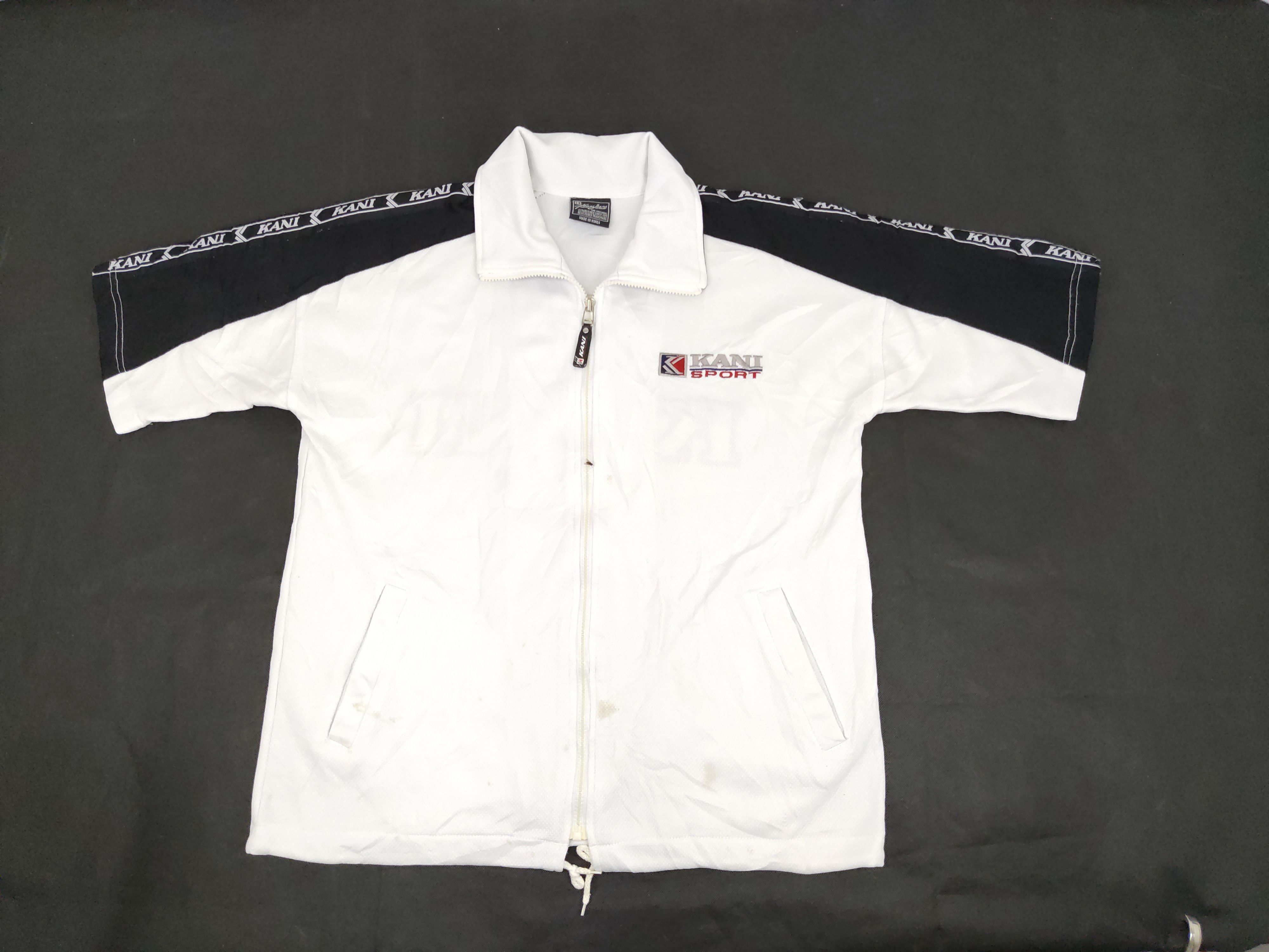 Karl Kani × Rap Tees Kani Jeans Sport Big Logo Jersey Jacket Rap Hip Hop Size US L / EU 52-54 / 3 - 3 Thumbnail
