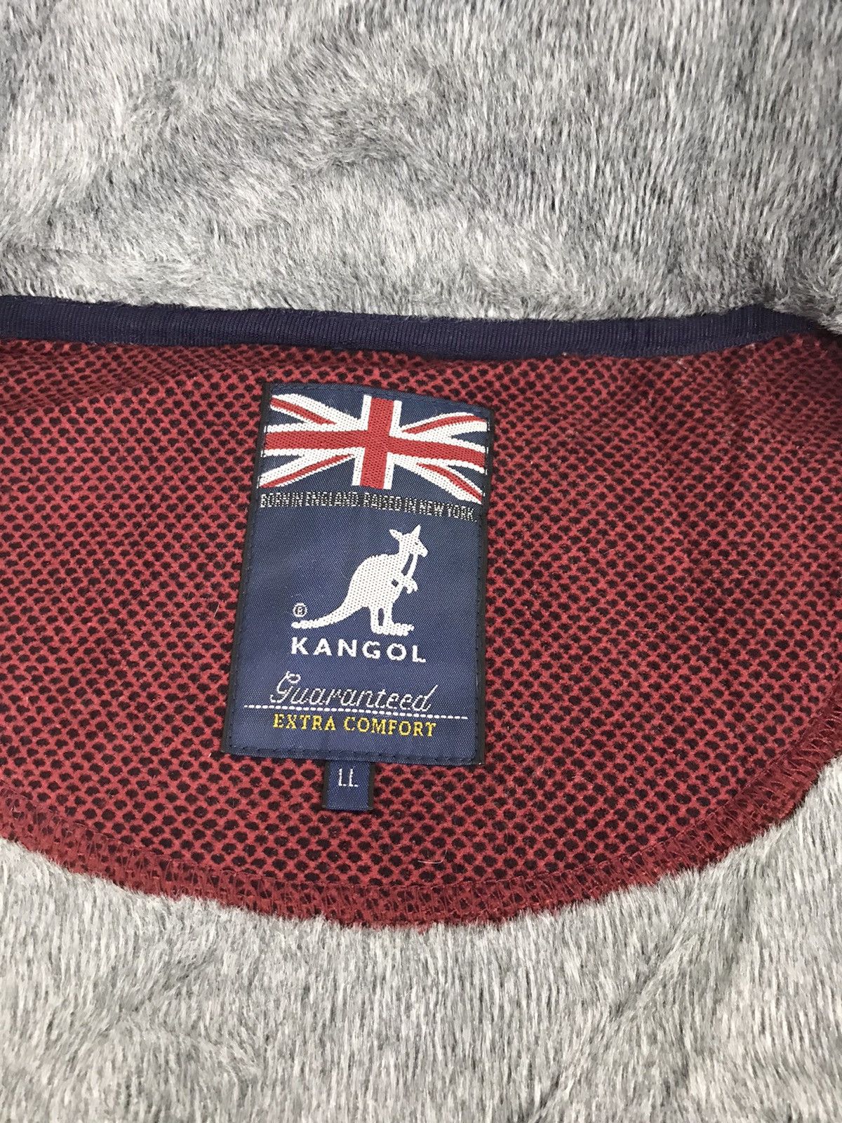 Kangol Kangol England Fleece Sweatshirt Hoodies Jacket Size US L / EU 52-54 / 3 - 5 Thumbnail