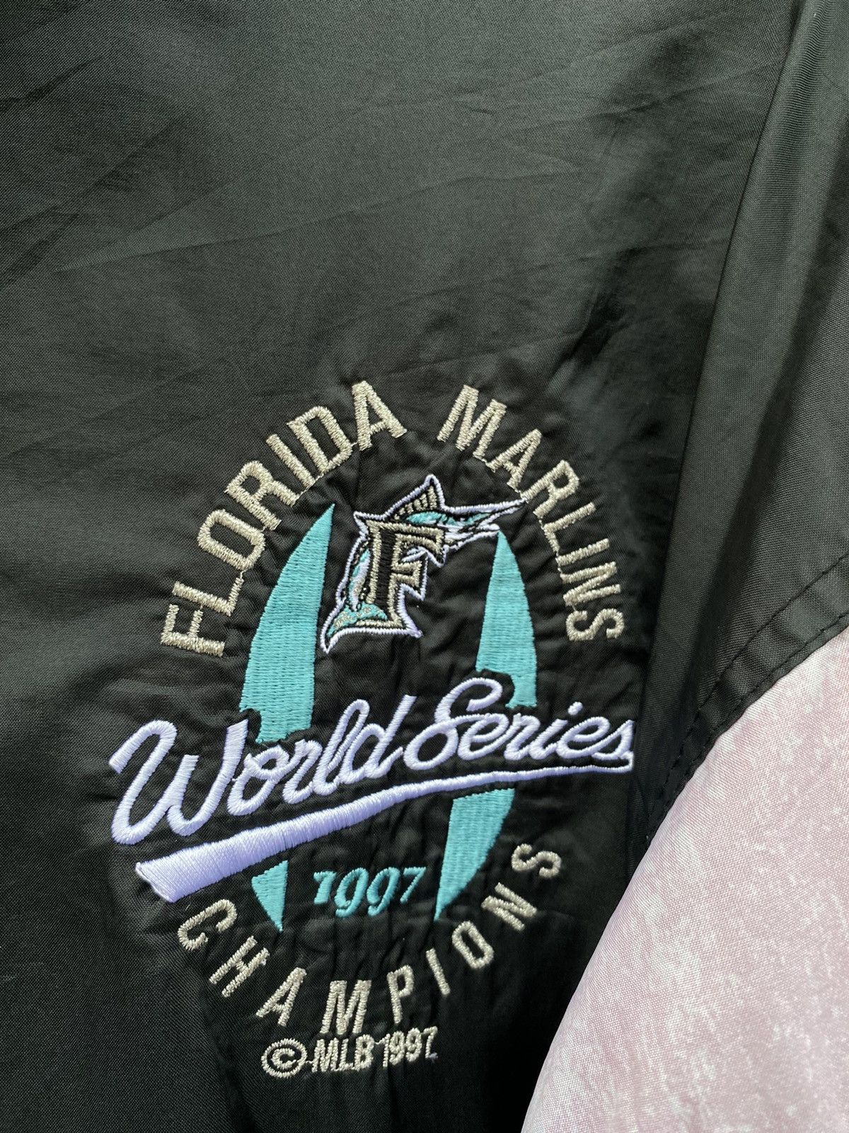 MLB Vintage Florida Marlins world series 1997 MLB windbraker Size US M / EU 48-50 / 2 - 4 Thumbnail