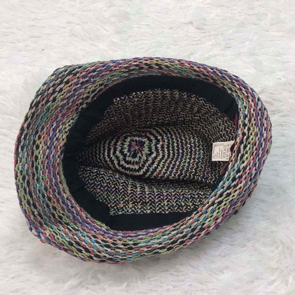 CA4LA CA4LA Colorful Straw Knit Style Hat Made in Italy Size ONE SIZE - 10 Thumbnail