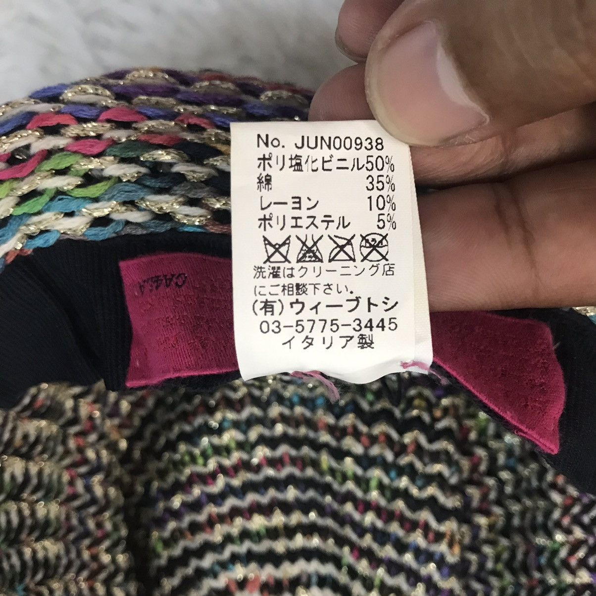 CA4LA CA4LA Colorful Straw Knit Style Hat Made in Italy Size ONE SIZE - 12 Thumbnail
