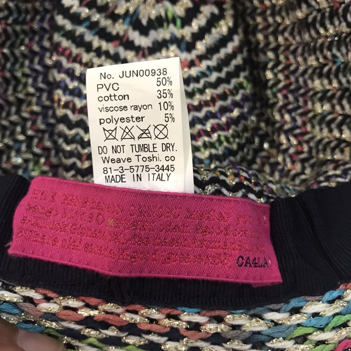 CA4LA CA4LA Colorful Straw Knit Style Hat Made in Italy Size ONE SIZE - 11 Thumbnail