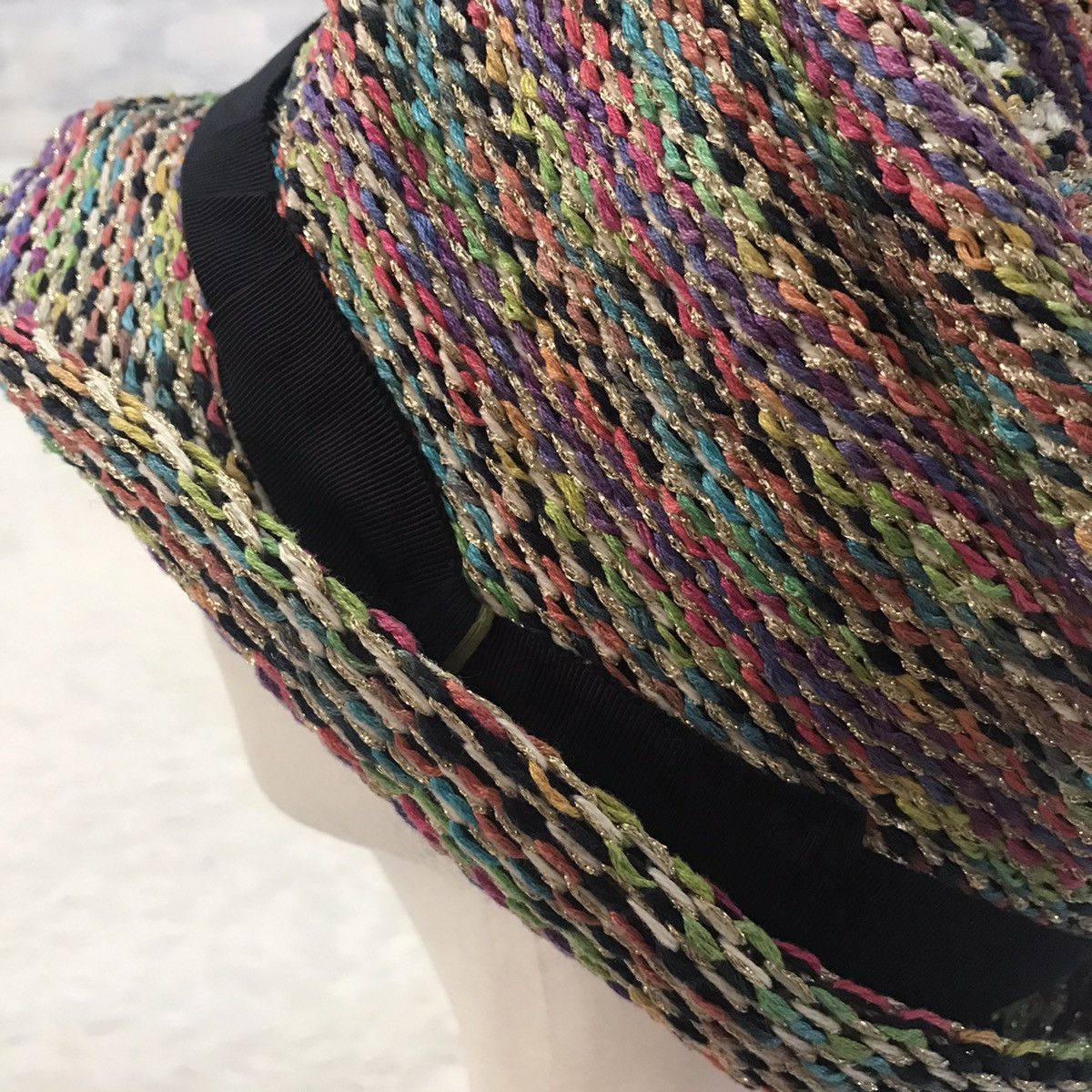 CA4LA CA4LA Colorful Straw Knit Style Hat Made in Italy Size ONE SIZE - 9 Thumbnail