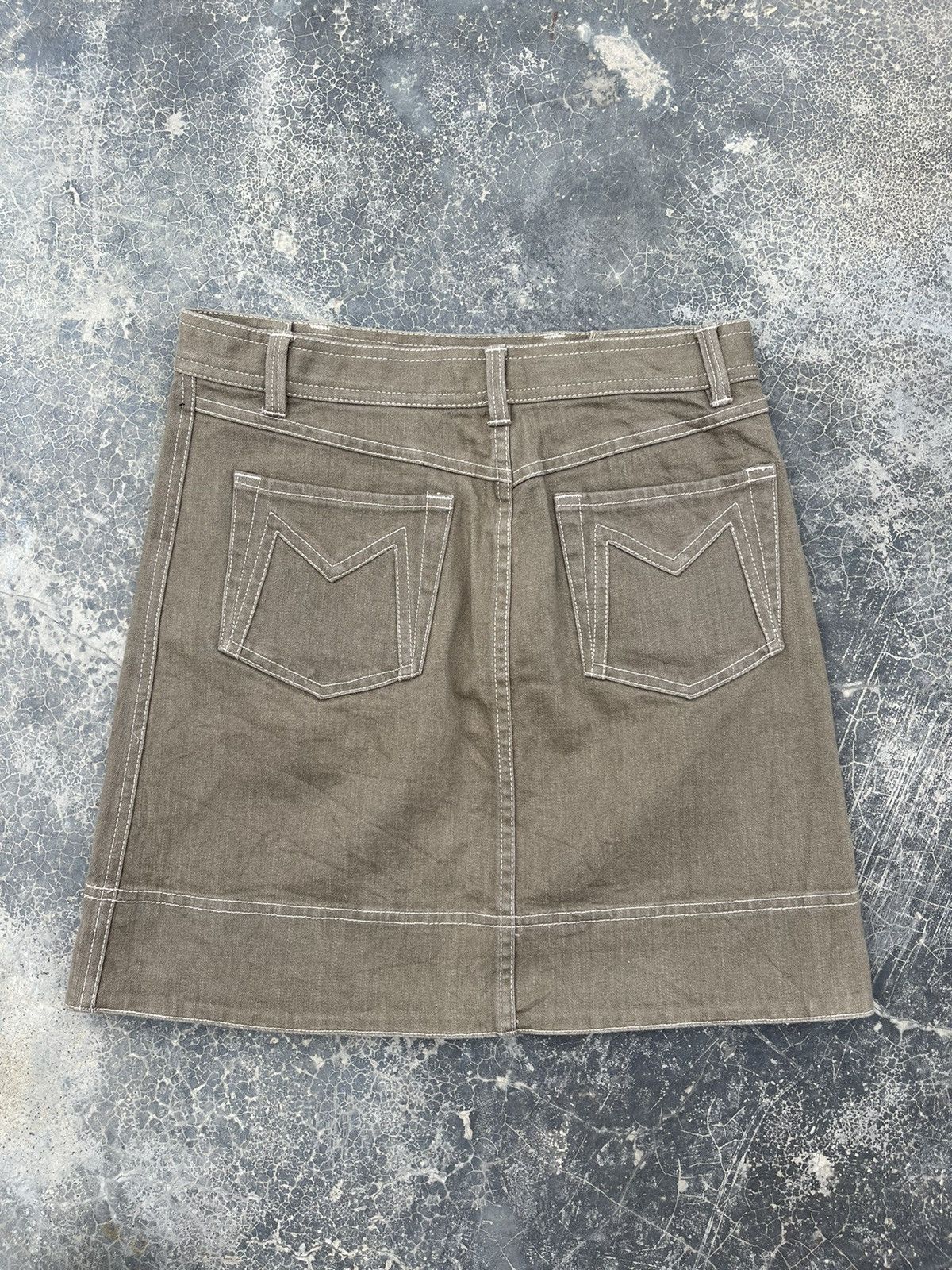 Marc Jacobs Marc Jacobs Brown Zipper mini denim skirt Size 28" / US 6 / IT 42 - 2 Thumbnail