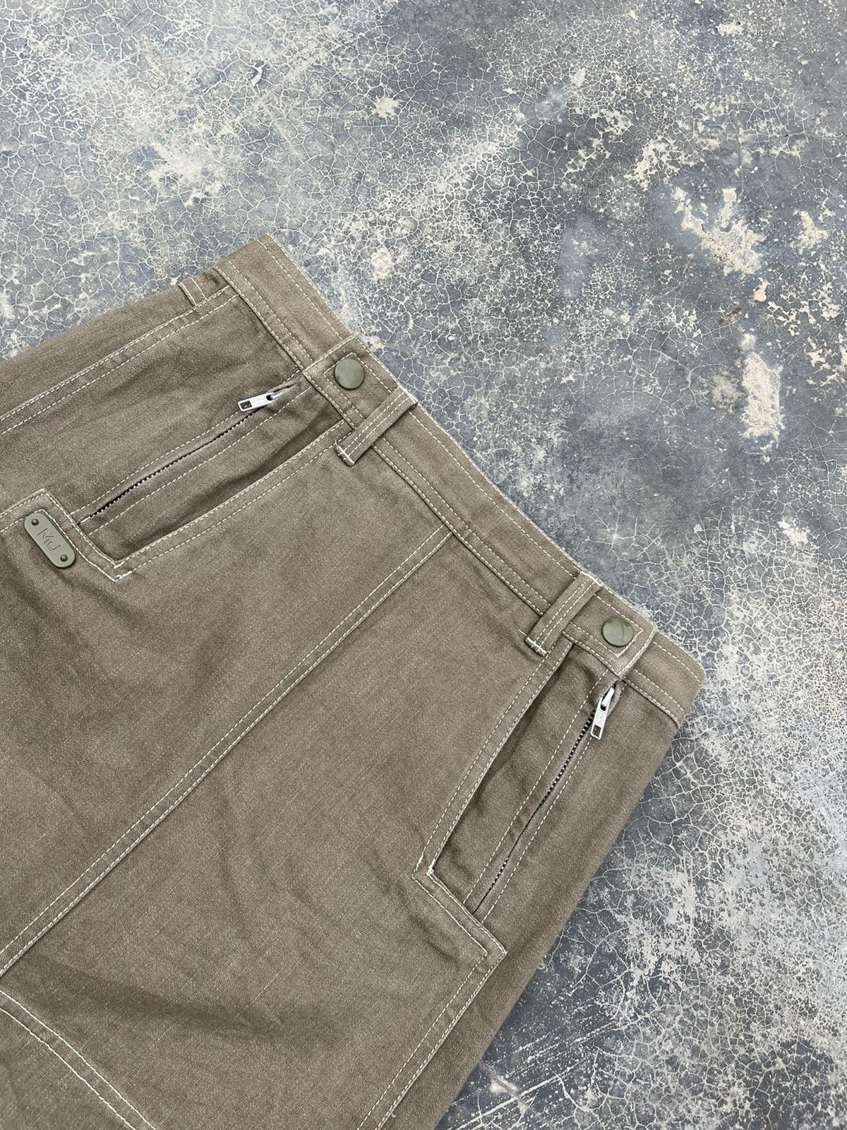 Marc Jacobs Marc Jacobs Brown Zipper mini denim skirt Size 28" / US 6 / IT 42 - 3 Thumbnail