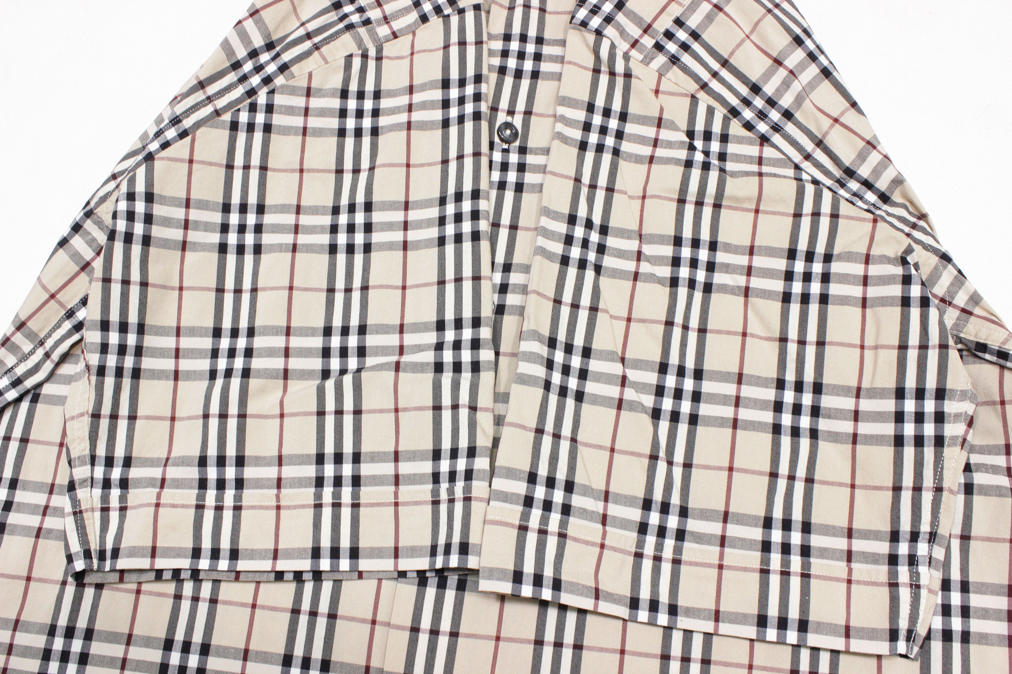 Burberry Nova Check Shortsleeve Shirt Vintage Size US L / EU 52-54 / 3 - 5 Thumbnail