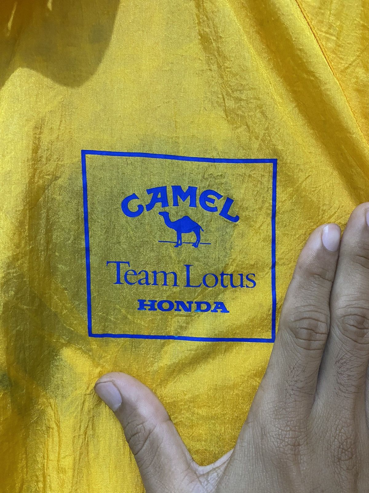 Camel × Honda × Vintage RARE🔥VINTAGE CAMEL LOTUS HONDA RACING TEAM F1 JAPAN JACKET Size US M / EU 48-50 / 2 - 6 Thumbnail