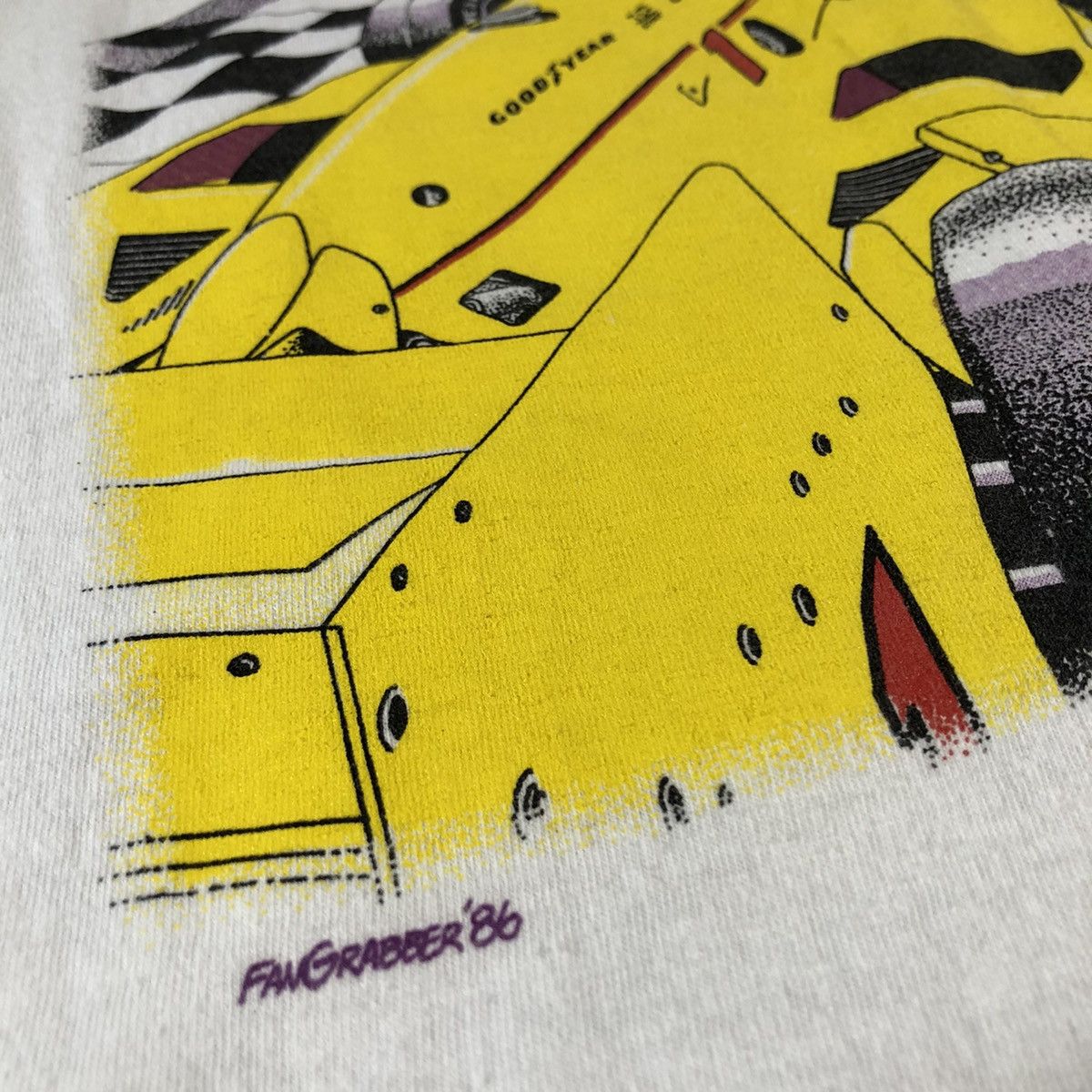 Vintage Rick Mears 1986 Indy Car Racing Phoenix 200 Raceway T Shirt Size US XL / EU 56 / 4 - 5 Thumbnail