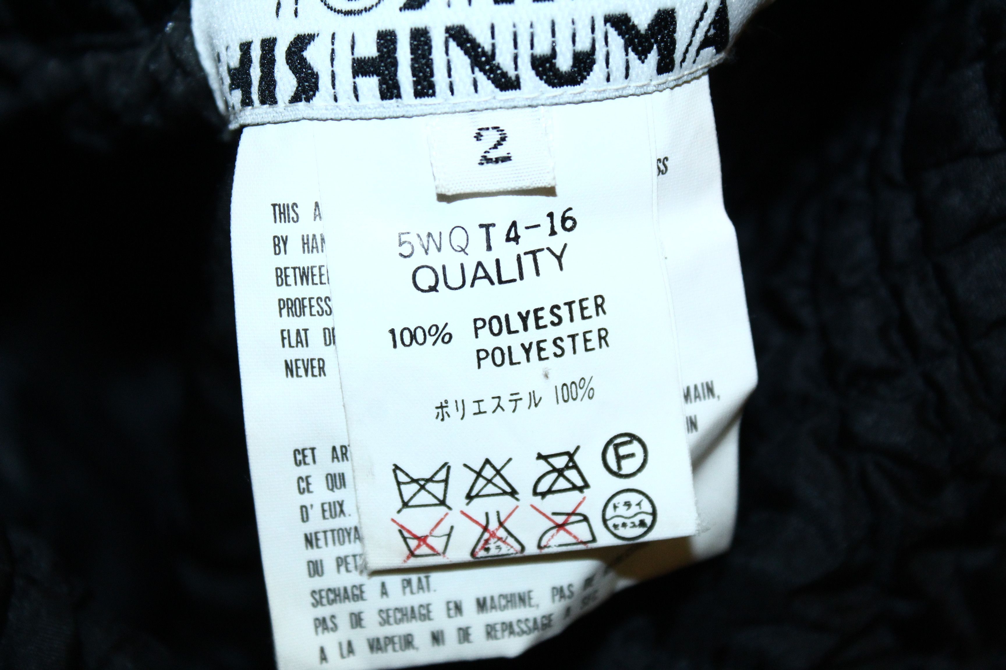 Issey Miyake 💥 RARE 💥 Yoshiki Hishinuma Black Plisse Polyester Jacket Size L / US 10 / IT 46 - 9 Thumbnail