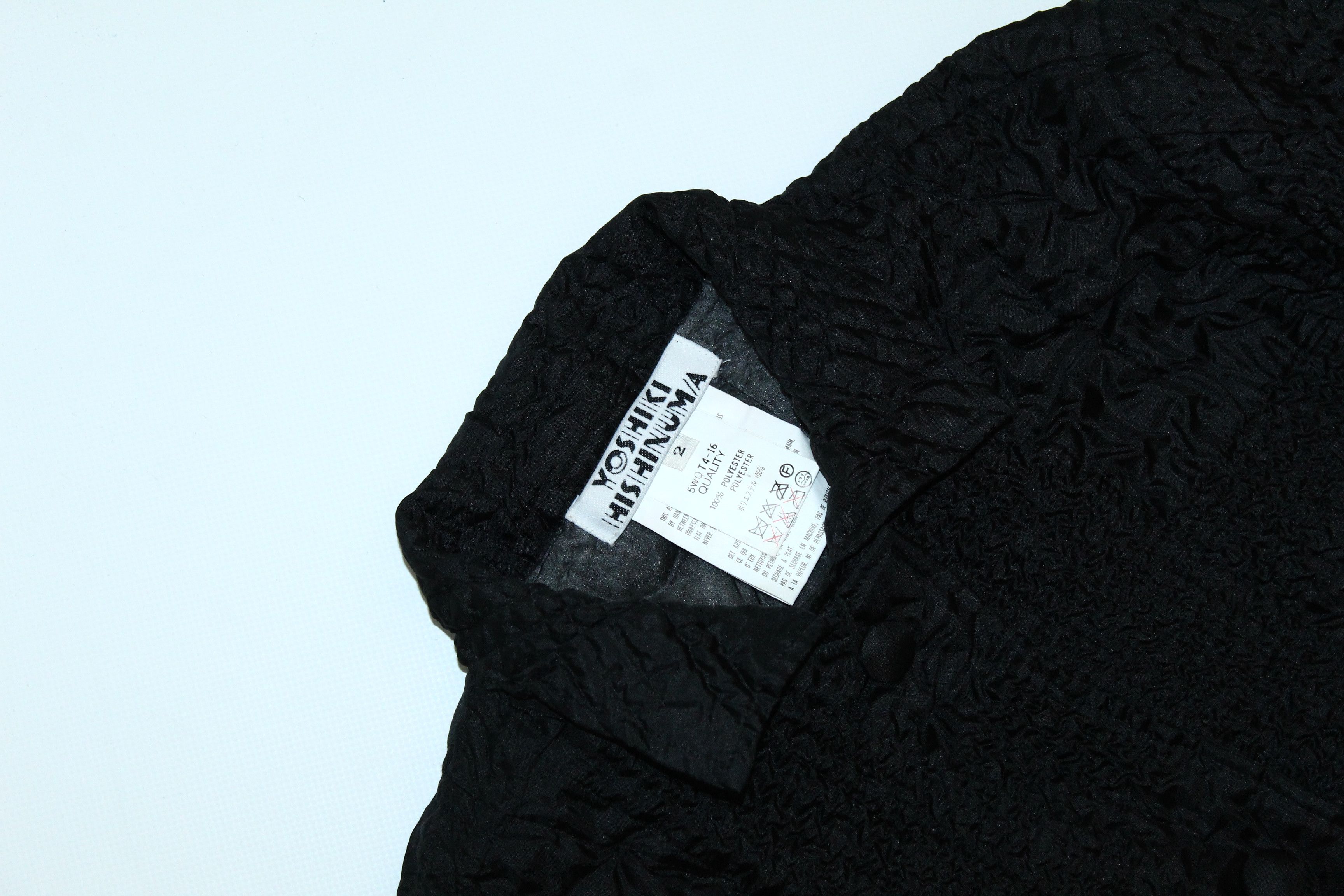 Issey Miyake 💥 RARE 💥 Yoshiki Hishinuma Black Plisse Polyester Jacket Size L / US 10 / IT 46 - 8 Thumbnail