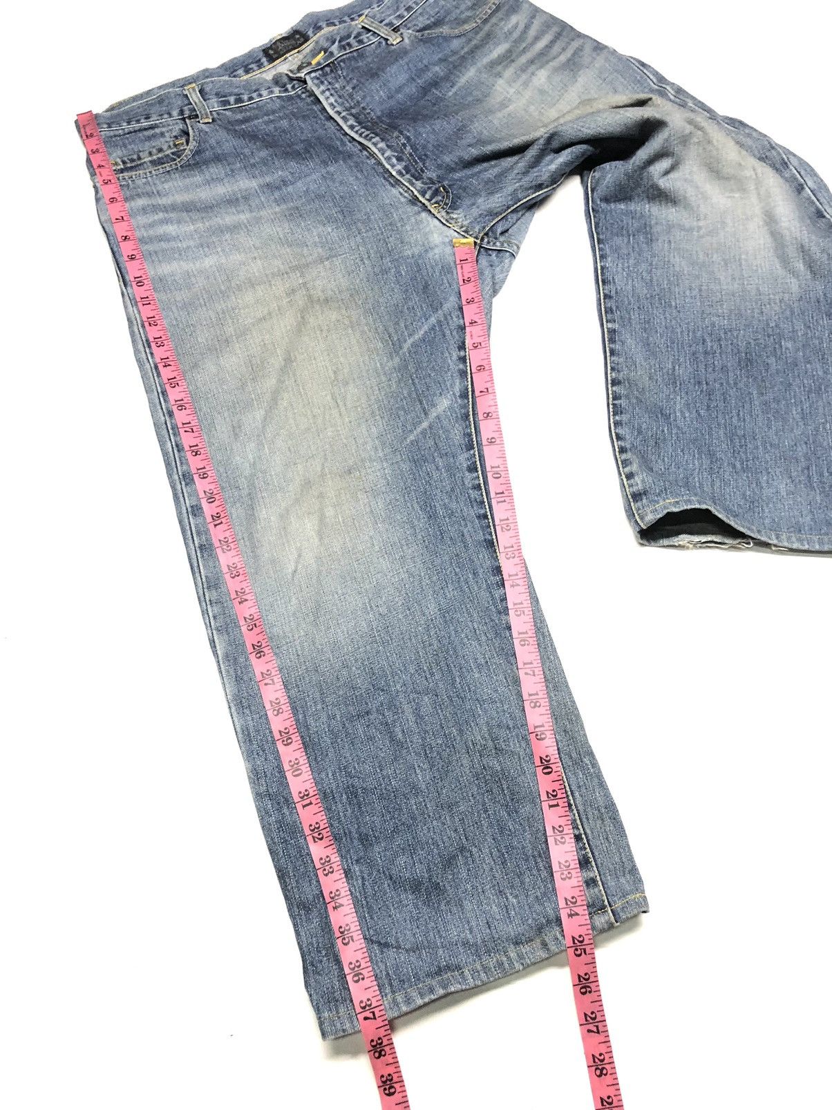 Vintage VINTAGE COAT OF ARMS THE KING DENIM JAPAN 🇯🇵 Size US 37 - 20 Thumbnail