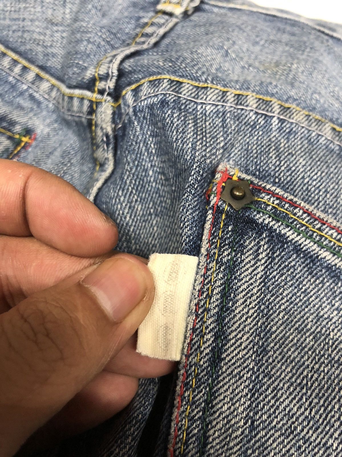 Vintage VINTAGE COAT OF ARMS THE KING DENIM JAPAN 🇯🇵 Size US 37 - 9 Thumbnail