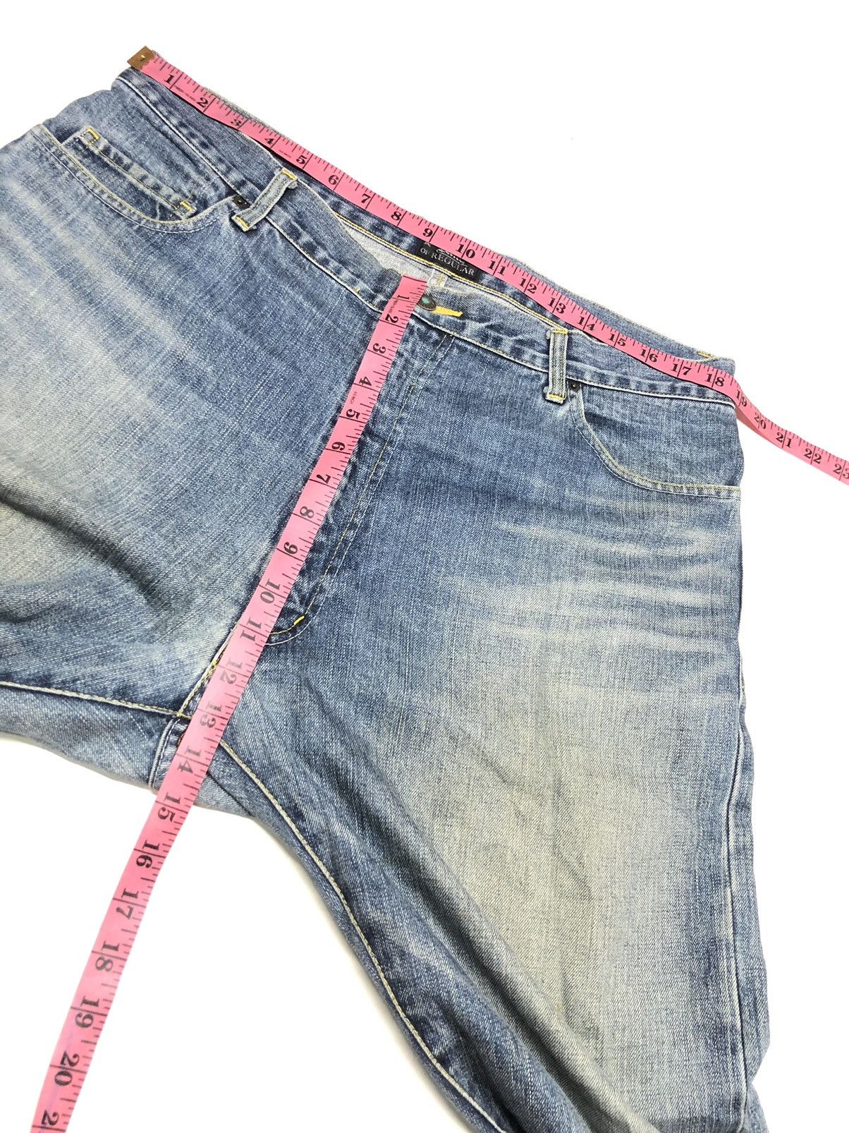 Vintage VINTAGE COAT OF ARMS THE KING DENIM JAPAN 🇯🇵 Size US 37 - 17 Thumbnail
