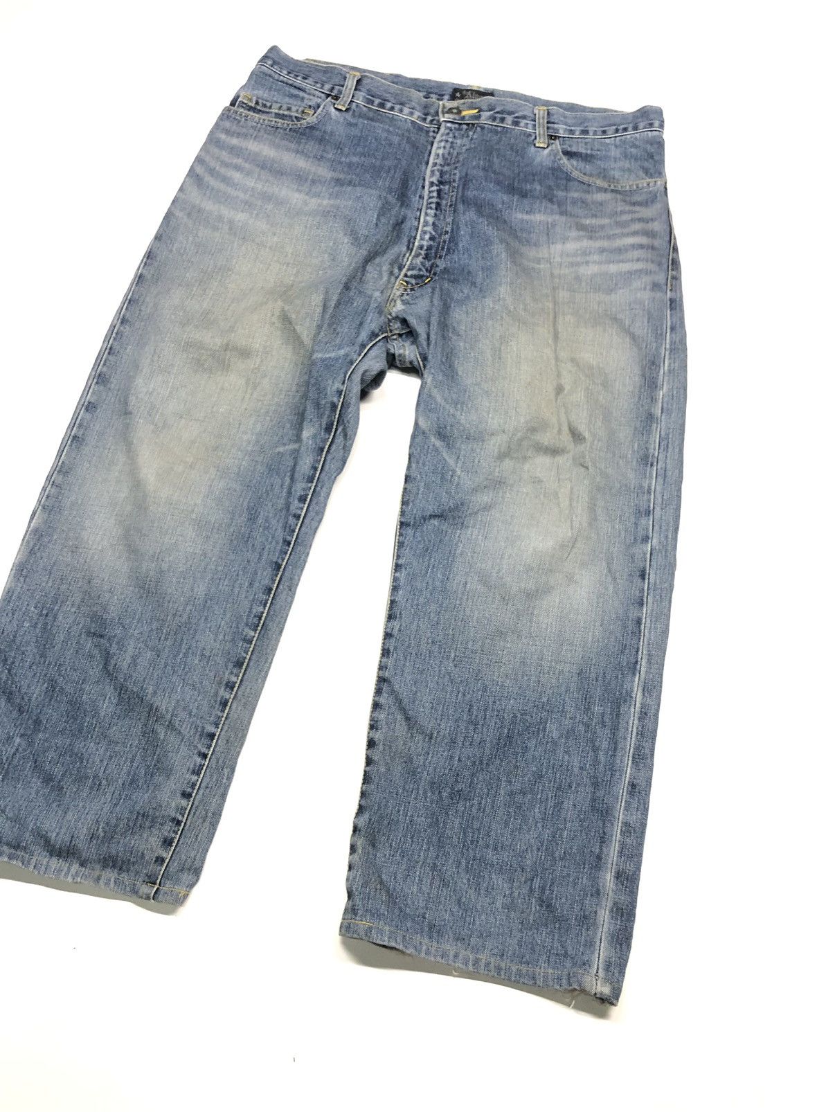Vintage VINTAGE COAT OF ARMS THE KING DENIM JAPAN 🇯🇵 Size US 37 - 3 Thumbnail