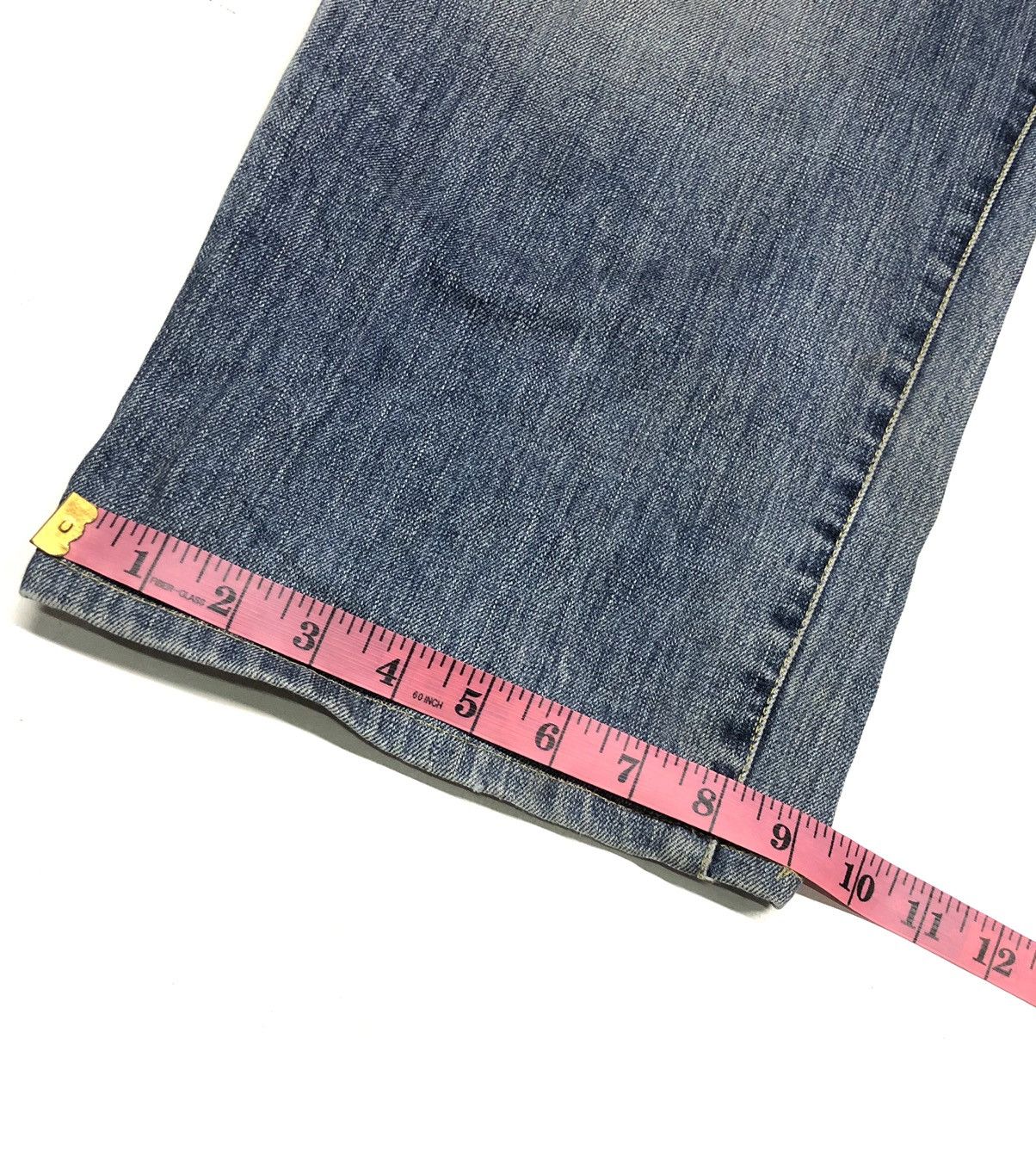 Vintage VINTAGE COAT OF ARMS THE KING DENIM JAPAN 🇯🇵 Size US 37 - 19 Thumbnail