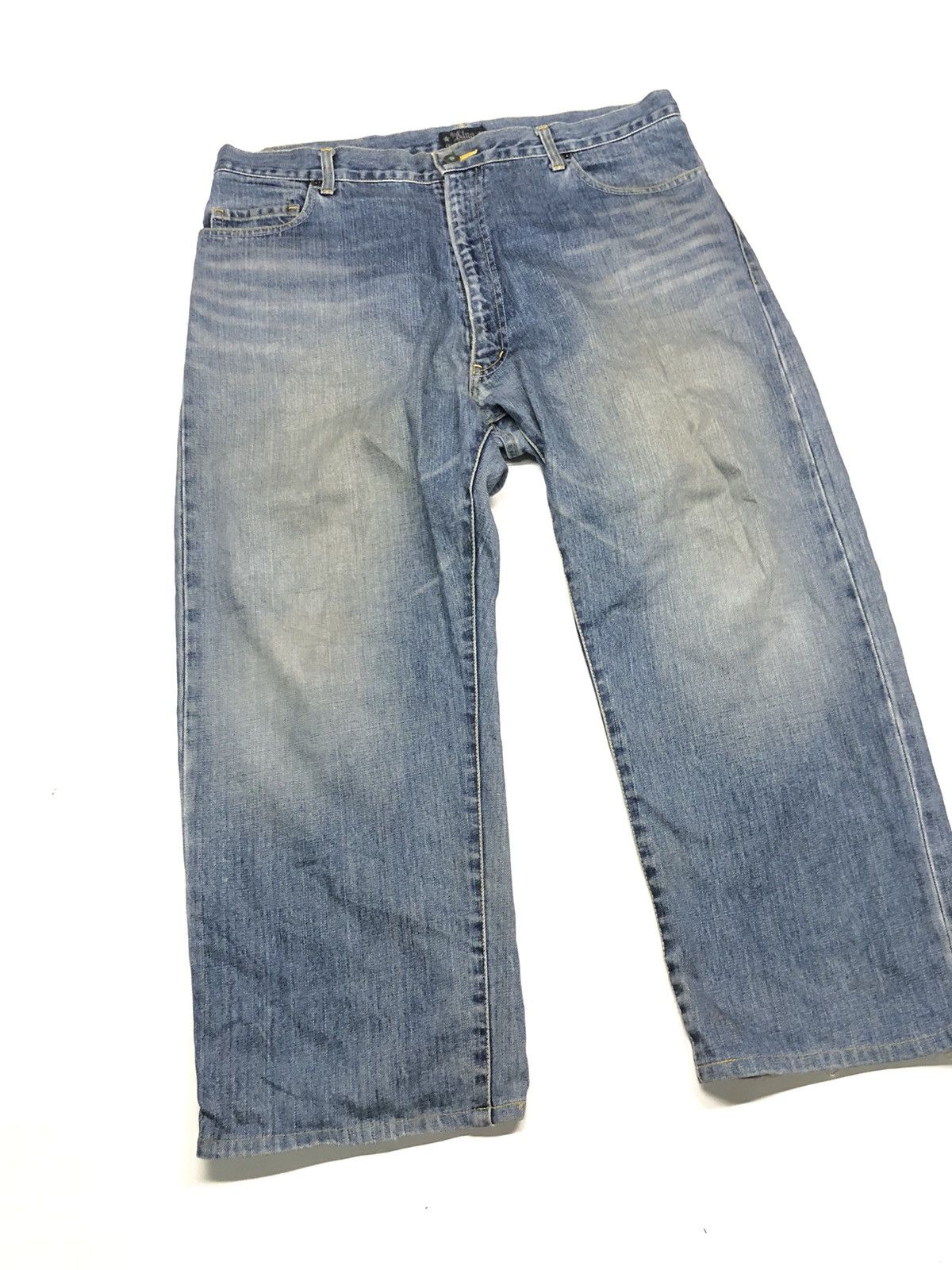 Vintage VINTAGE COAT OF ARMS THE KING DENIM JAPAN 🇯🇵 Size US 37 - 2 Thumbnail