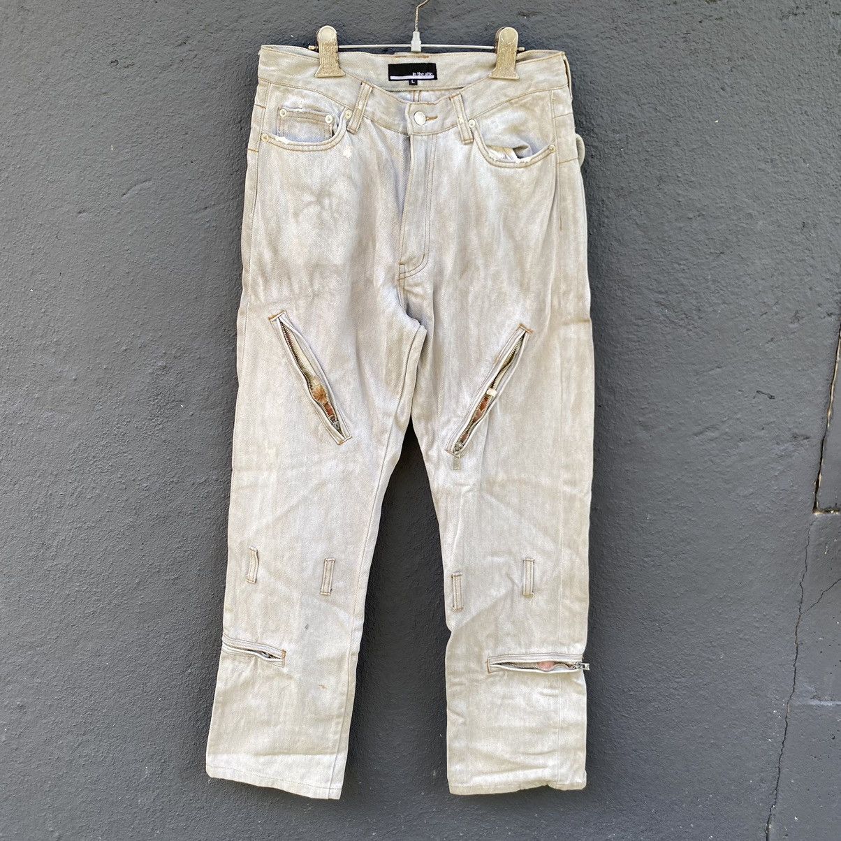 In The Attic Thrashed Vintage In The Attic ERD GRUNGE SICK PUNK JEANS Size US 29 - 2 Thumbnail
