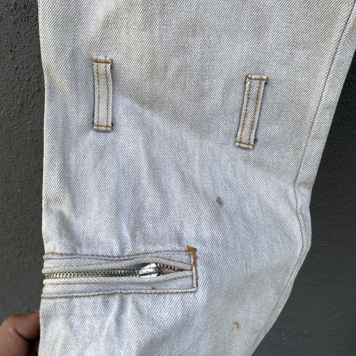 In The Attic Thrashed Vintage In The Attic ERD GRUNGE SICK PUNK JEANS Size US 29 - 12 Thumbnail