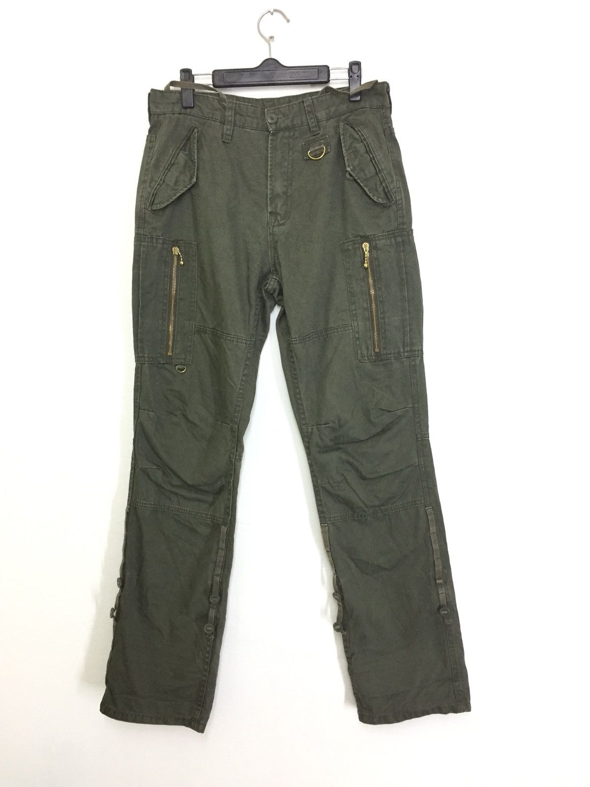 Japanese Brand Art Pants Cotton Pants Prisoner Used Size US 31 - 1 Thumbnail