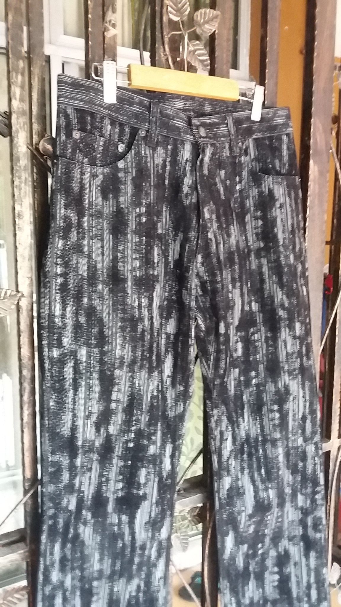 Designer Freak anser all over decorated pants velvet Size US 30 / EU 46 - 6 Thumbnail