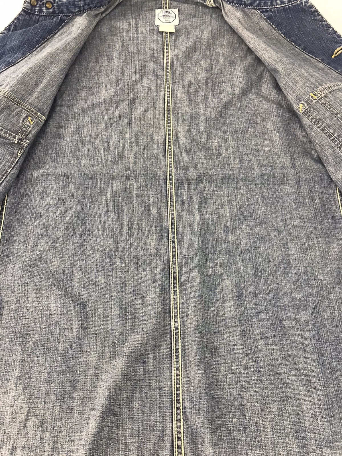 Edwin × Vintage Edwin Over Works Factory Denim Jacket Multi Pockets Size US M / EU 48-50 / 2 - 6 Thumbnail
