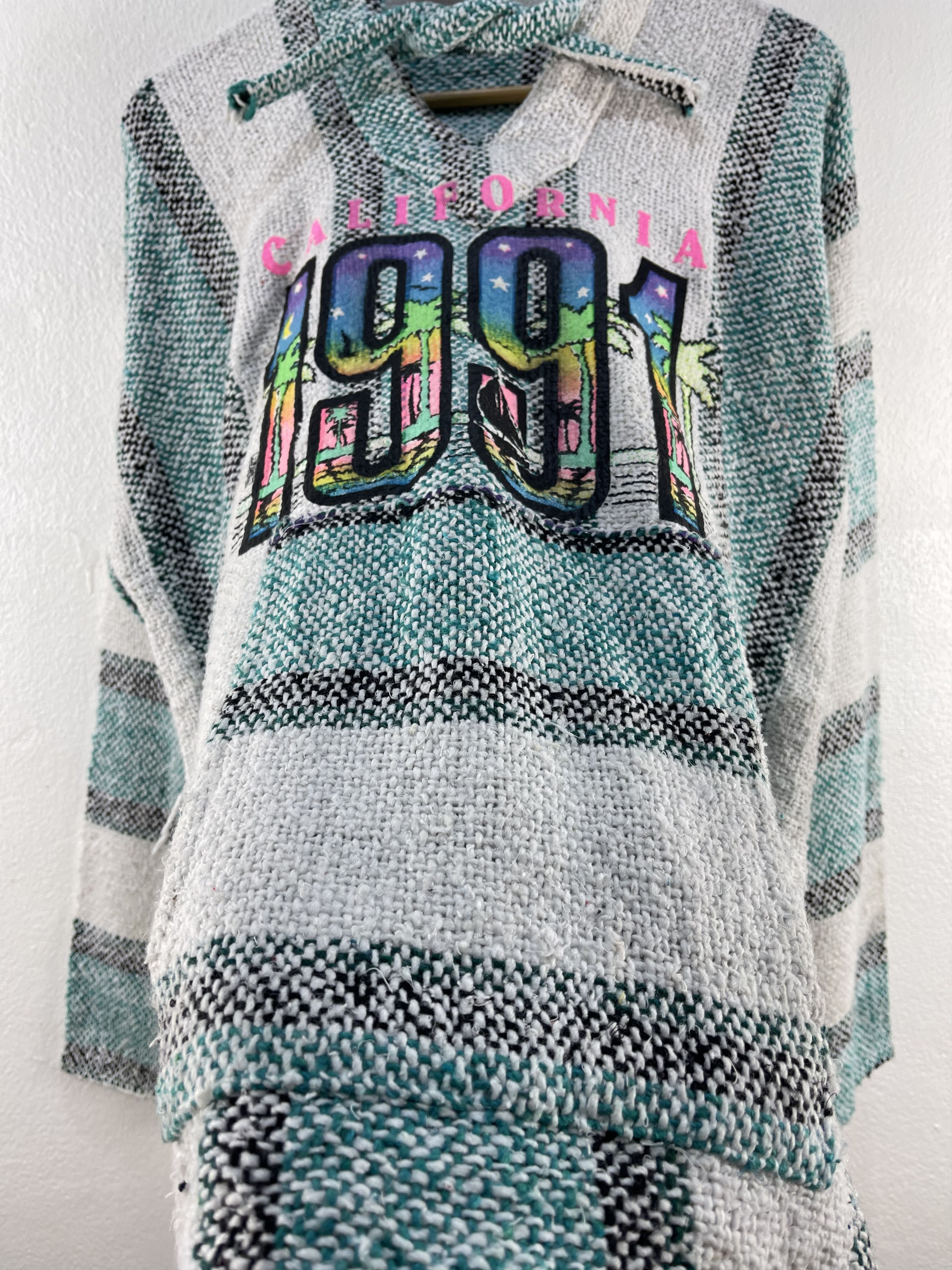 Vintage Vintage 1991 California Tijuana Mexican Woven Jacket Size US L / EU 52-54 / 3 - 9 Thumbnail