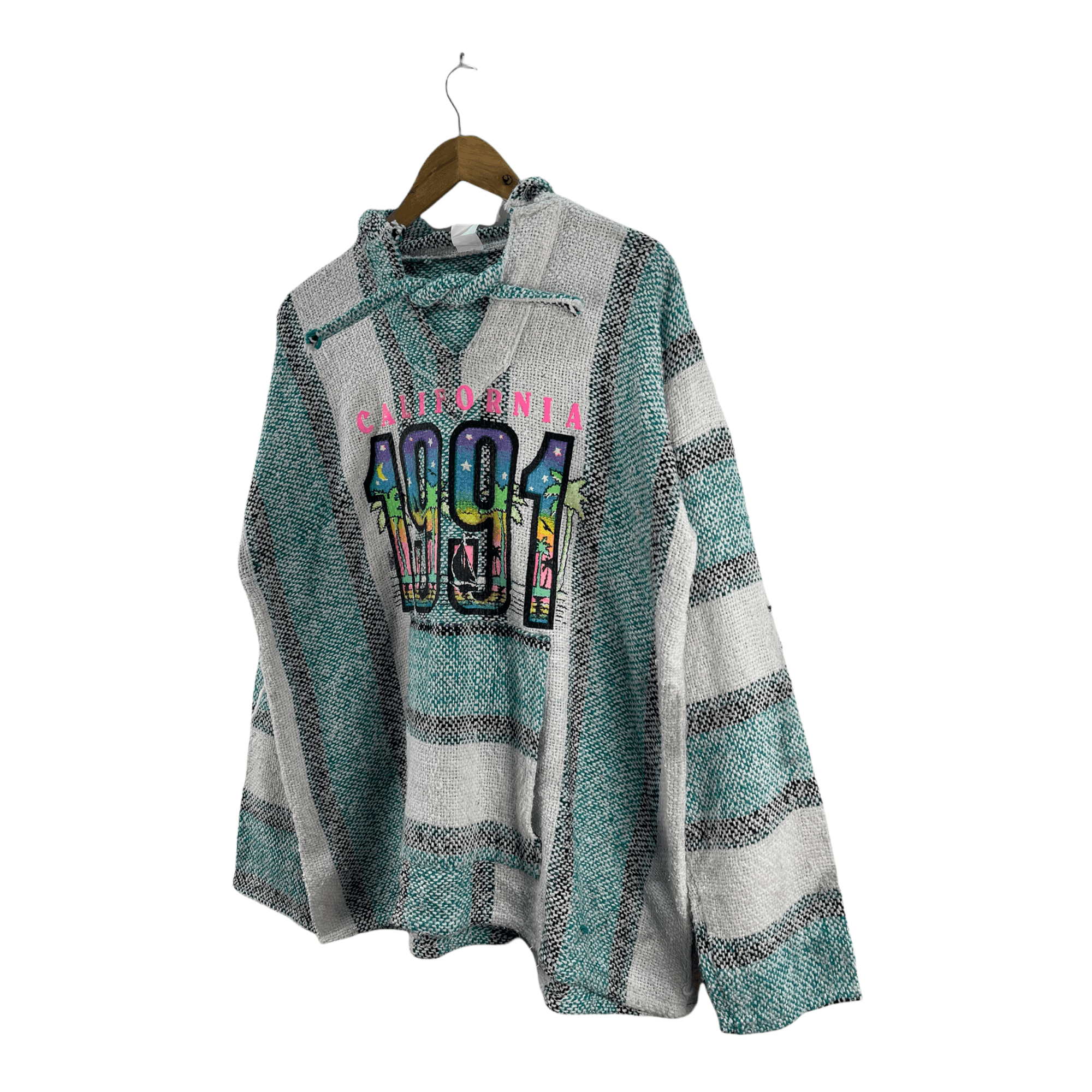 Vintage Vintage 1991 California Tijuana Mexican Woven Jacket Size US L / EU 52-54 / 3 - 3 Thumbnail